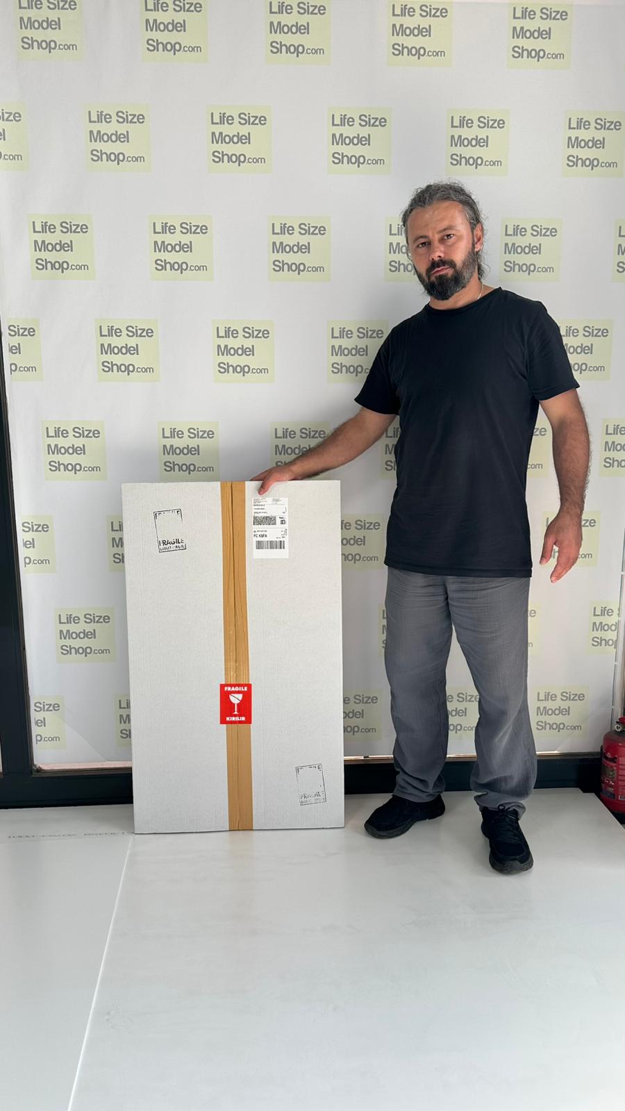 Decoración recortada en PVC del icónico "buzón" de Londres