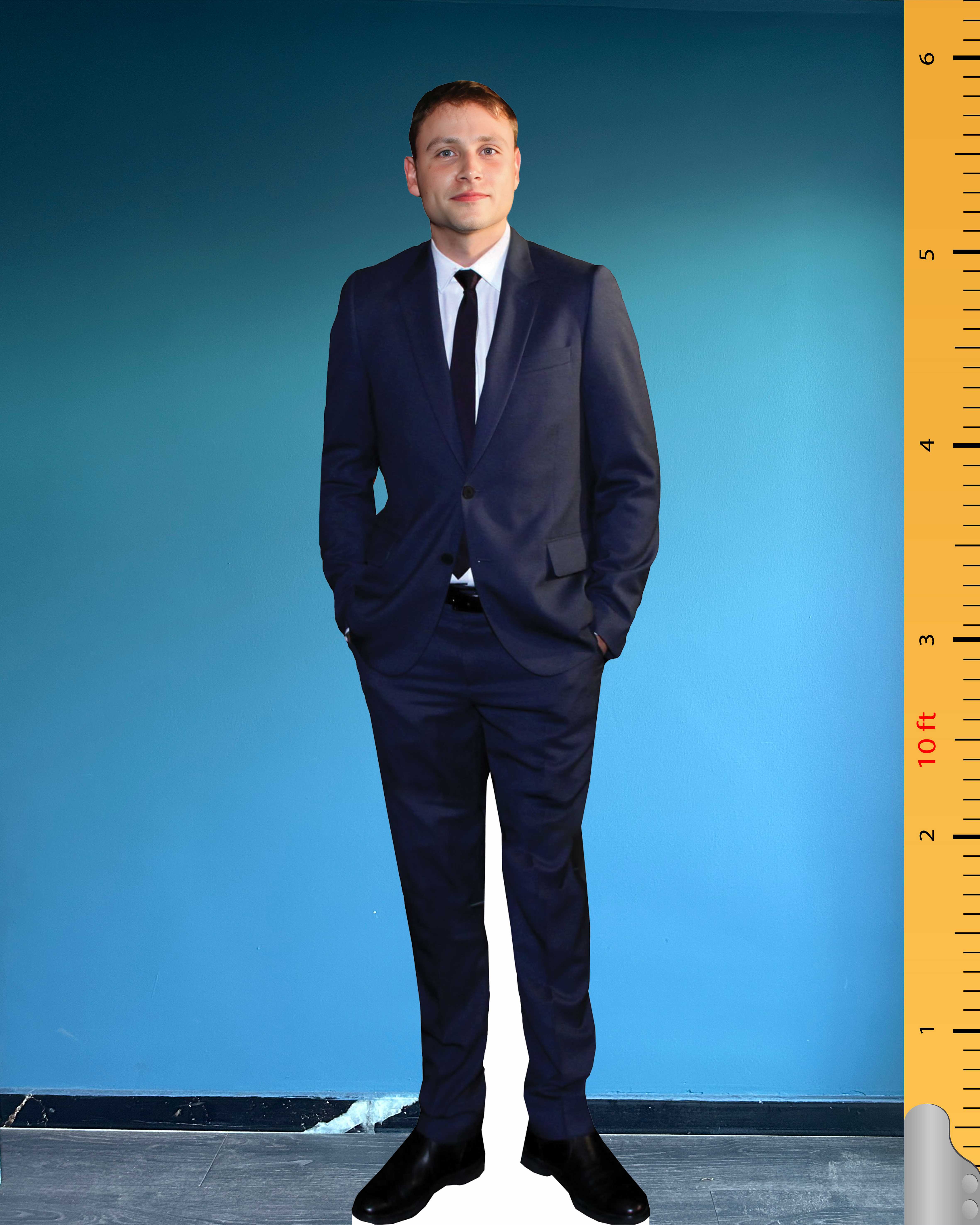 Max Riemelt Life Size Cardboard Cutout Model Plastic Standee Celebrity Cutouts Wolfgang Bogdanow