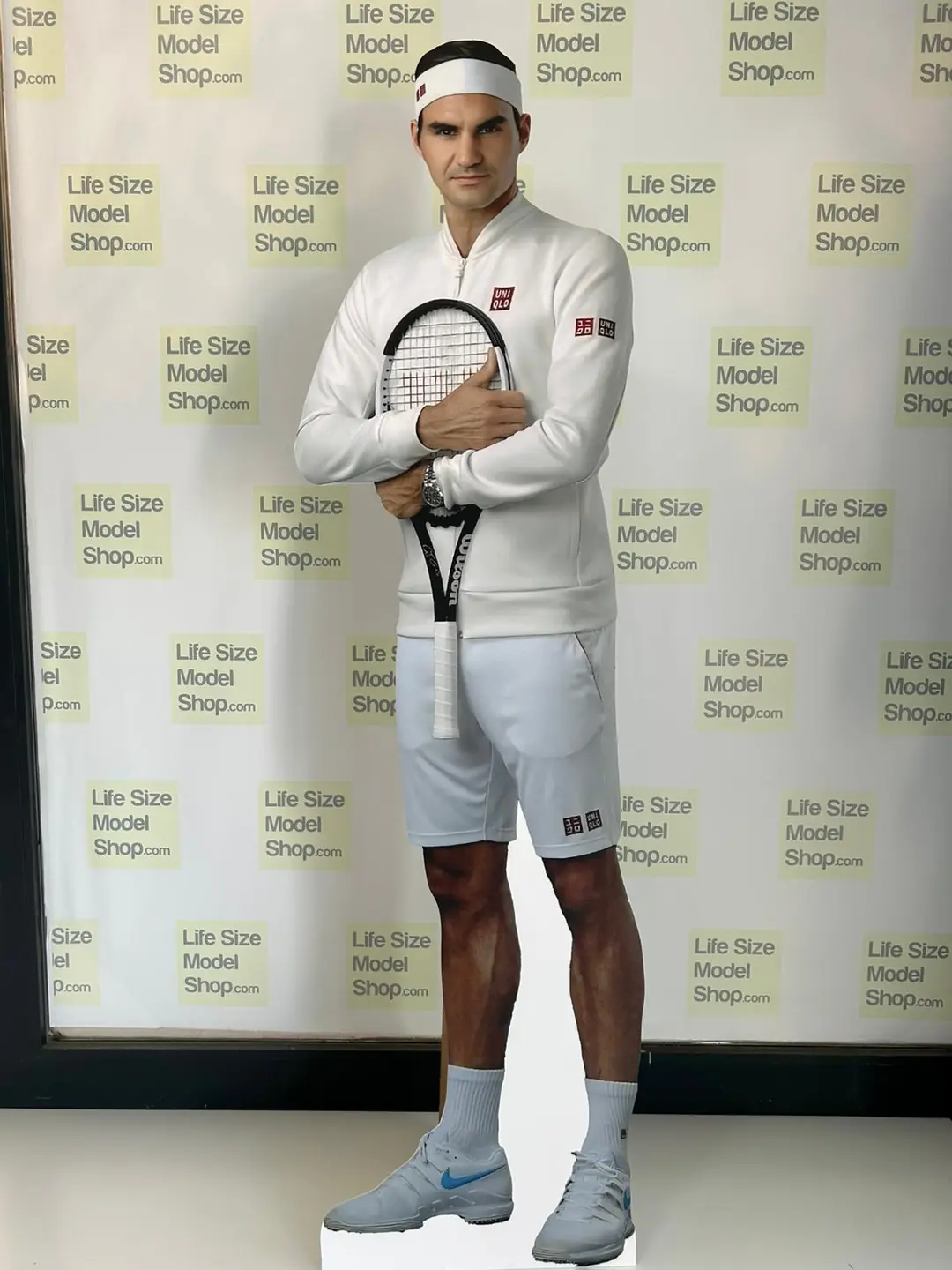 Sagoma Di Cartone Mini Formato Roger Federer In Abito - Celebrity Cutouts Originale - 6