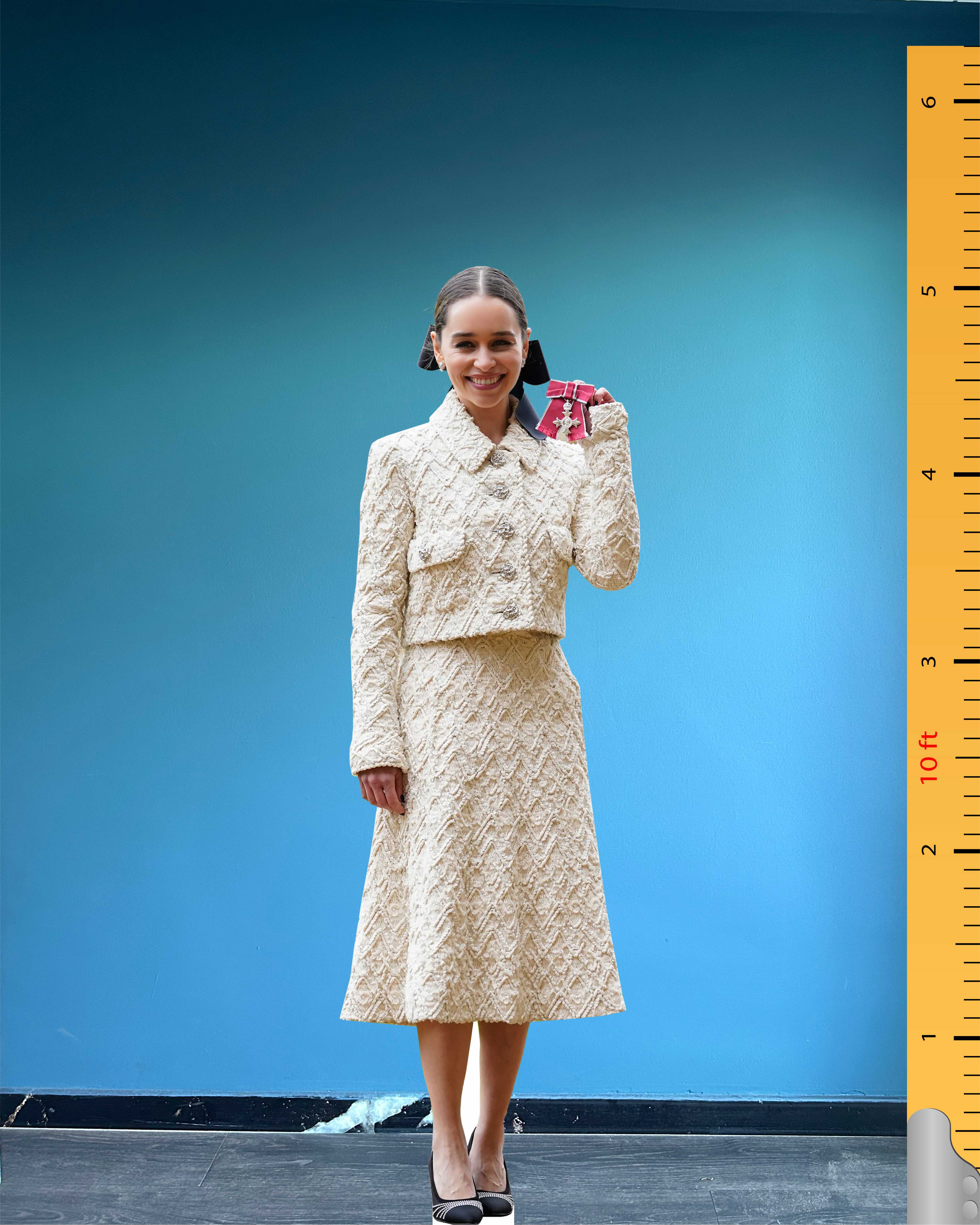 Emilia Clarke Tekturowy model wycinany, naturalnej wielkości plastikowy model standee