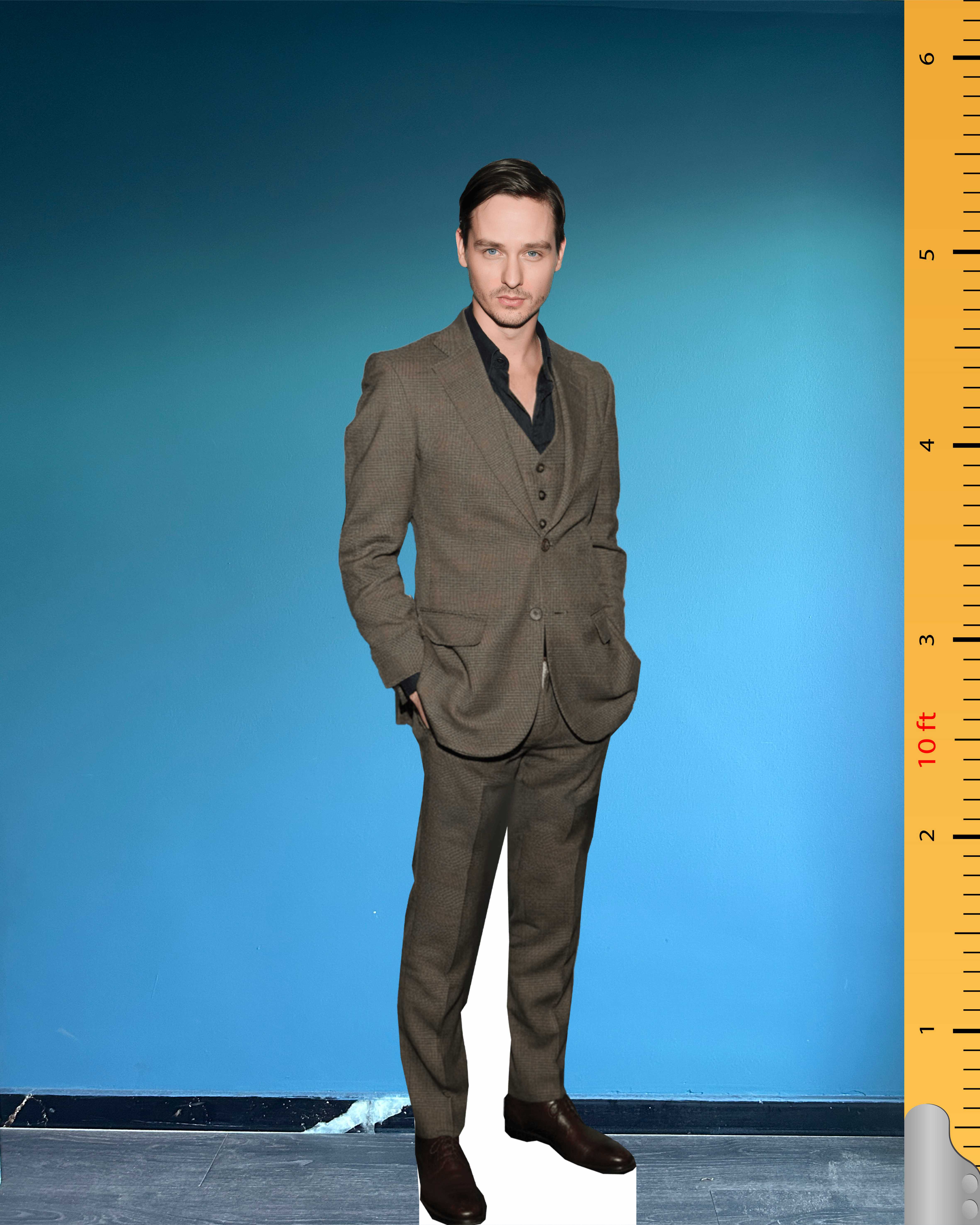Tom Schilling Life Size Cardboard Cutout Model Plastic Standee Celebrity Cutouts
