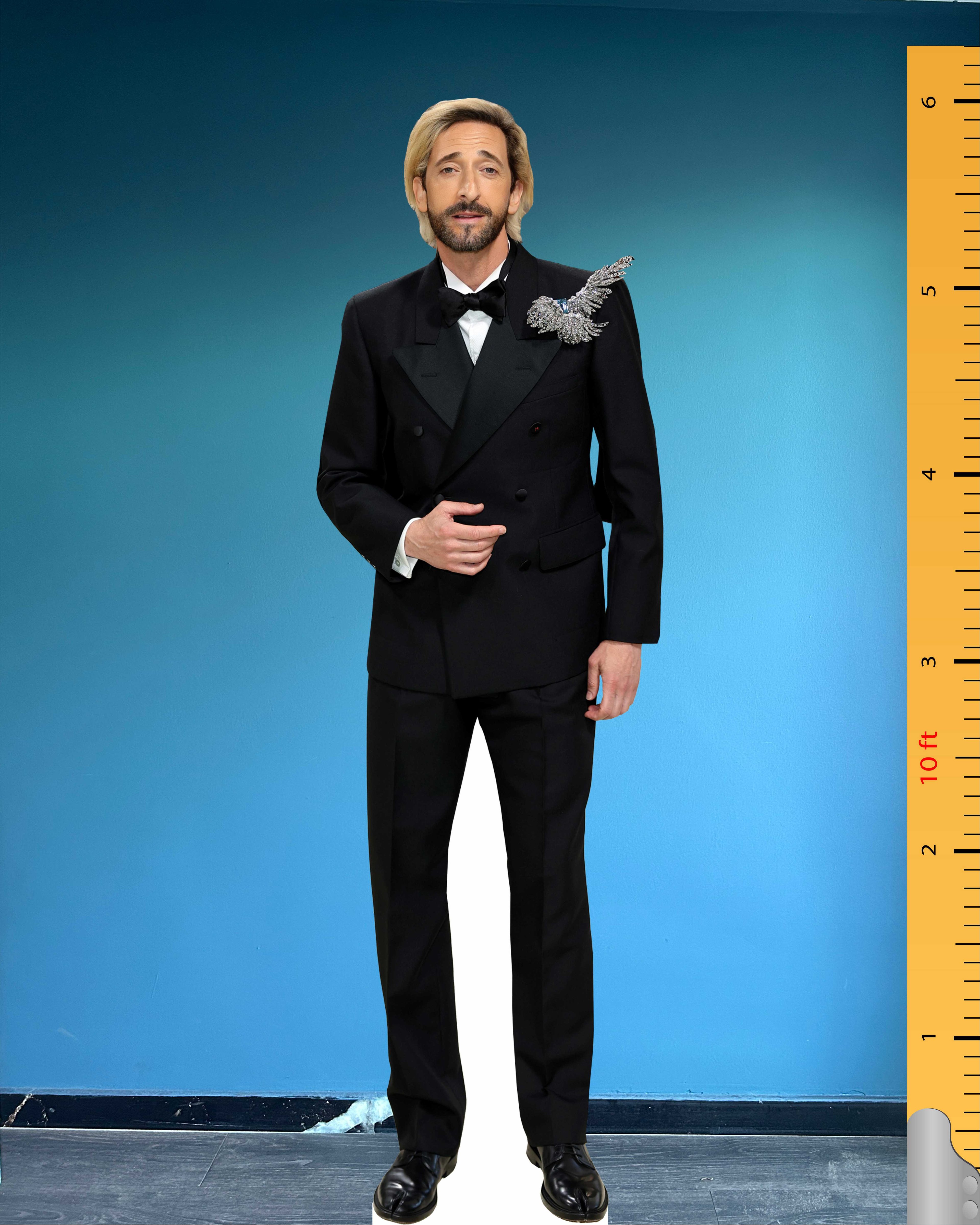 Adrien Brody Cardboard Cutout Model Adrien Nicholas Brody Life Size Plastic Standee Model 