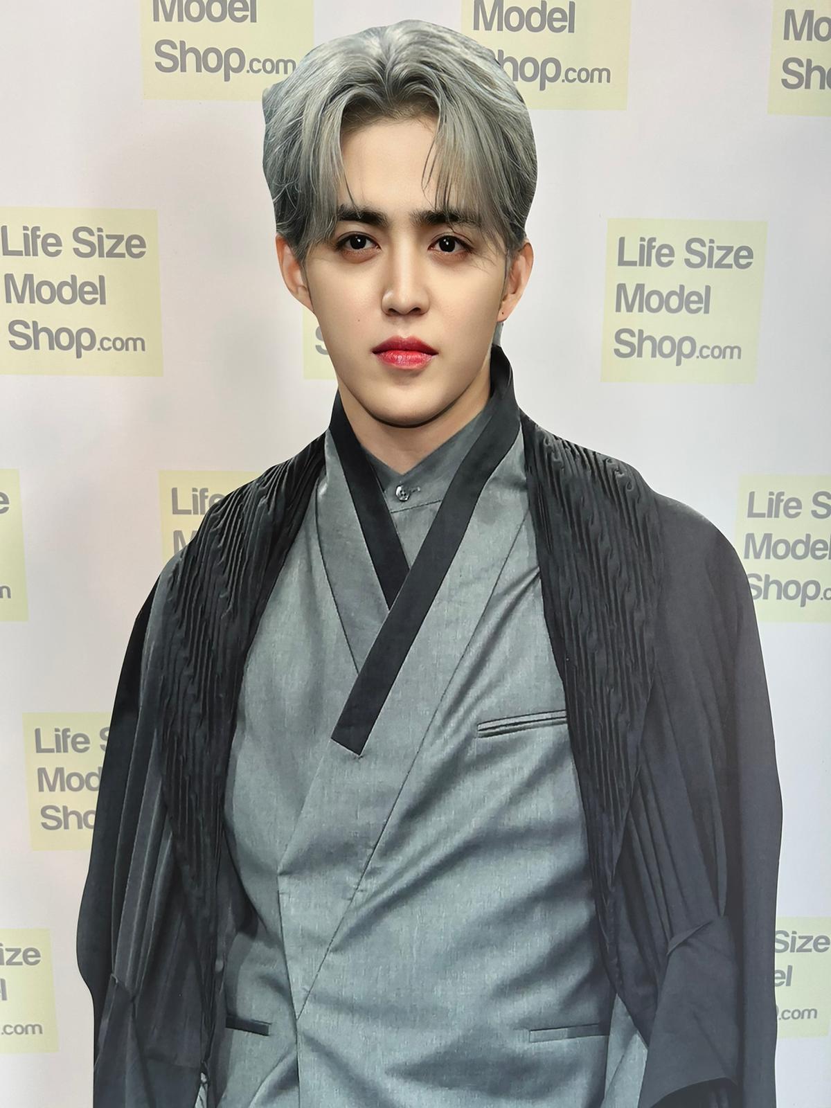 Modèle découpé en carton grandeur nature de Choi Seung-cheol, modèle en plastique