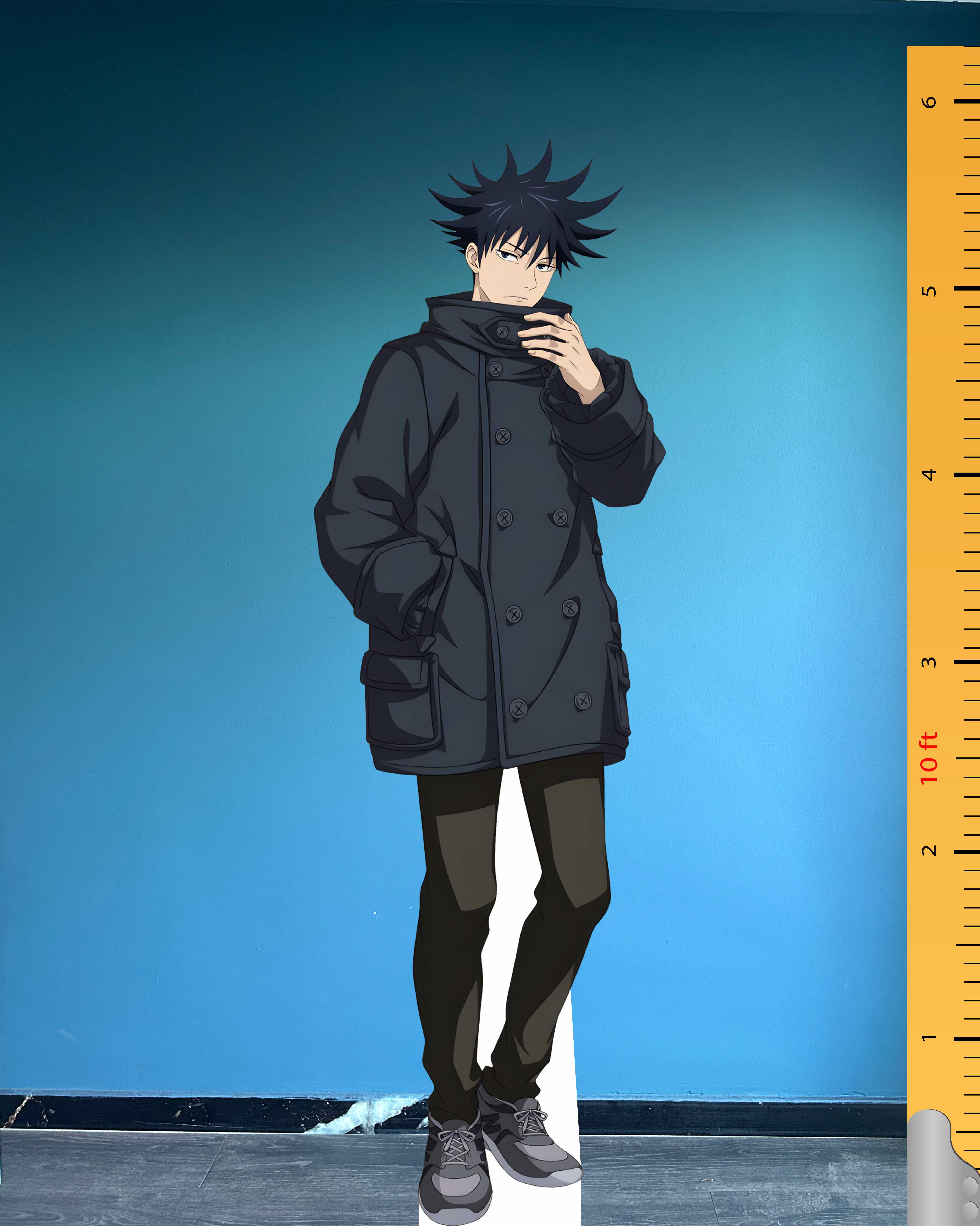 Megumi Fushiguro Cardboard Cutout Model Jujutsu Kaisen Manga Fictional Character Standee