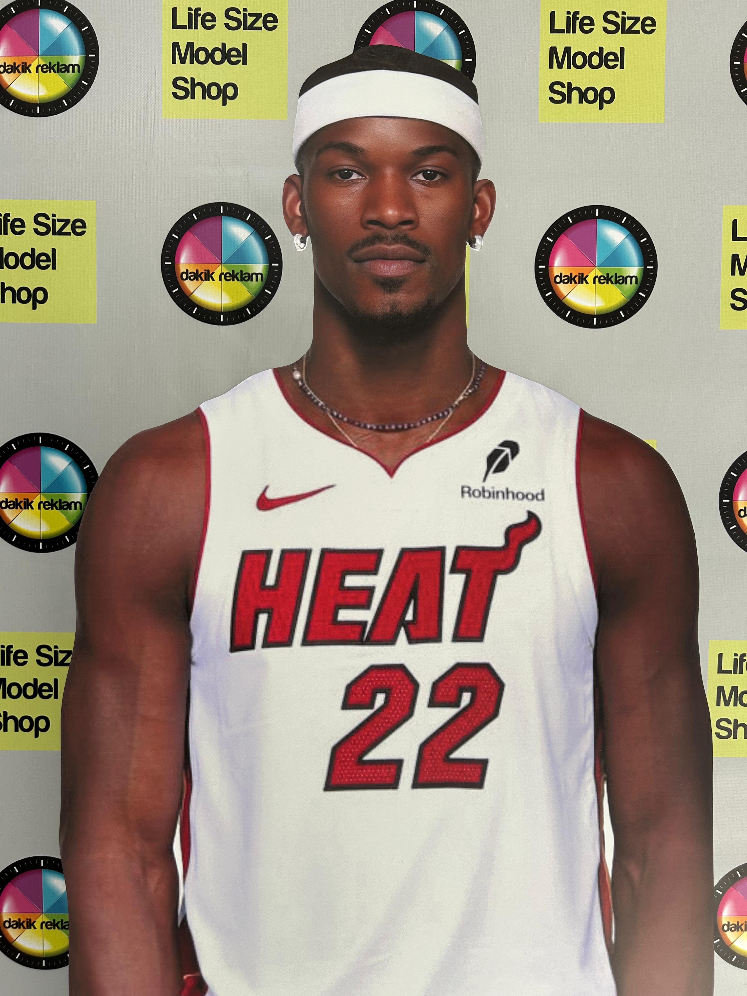 Jimmy Butler Maketi Gerçek Boy – Özel NBA Yıldızı Figürü (198 cm