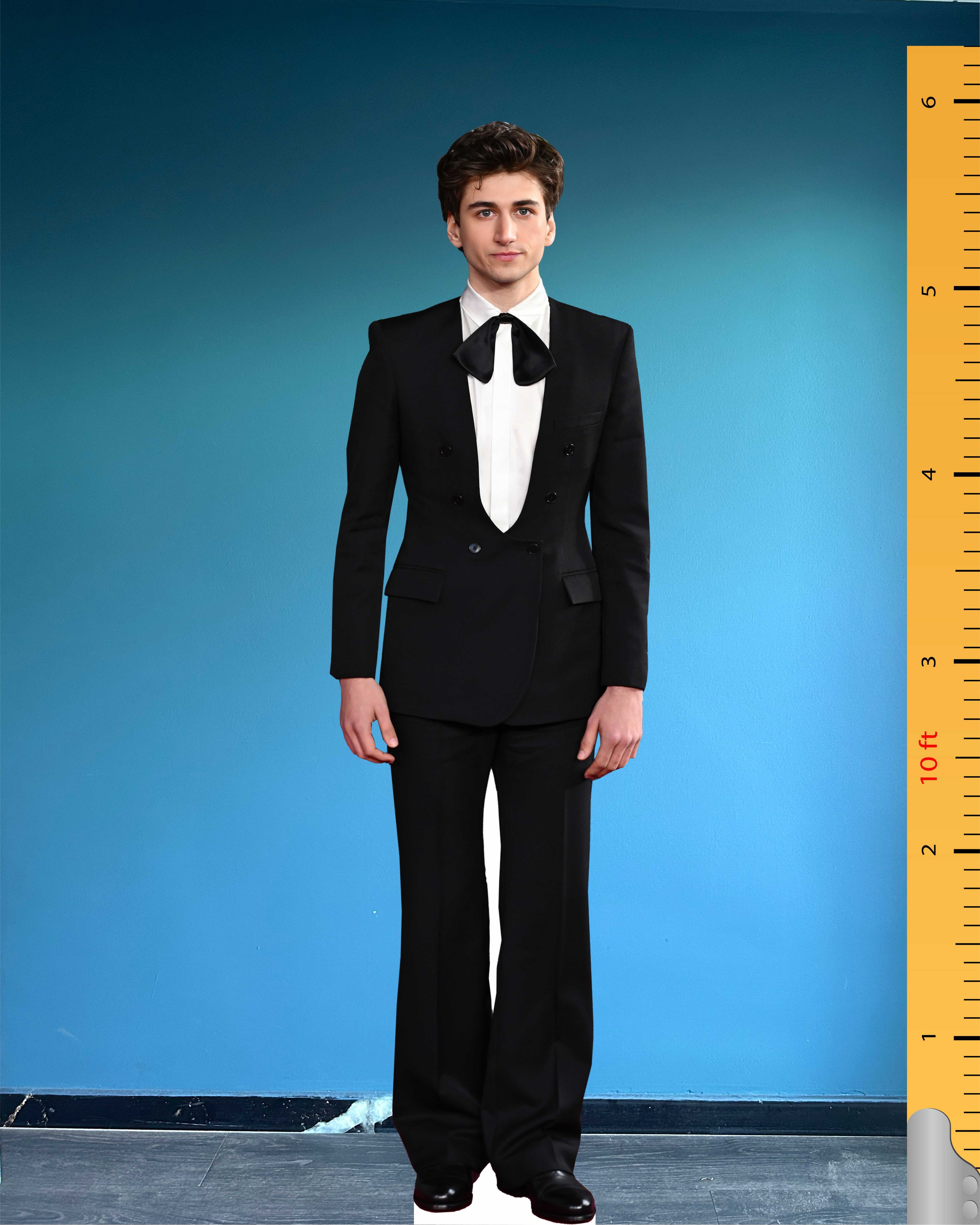 Sebastian Croft Cardboard Cutout Model Life Size Cutout Plastic Standee BAFTA Awards 2025