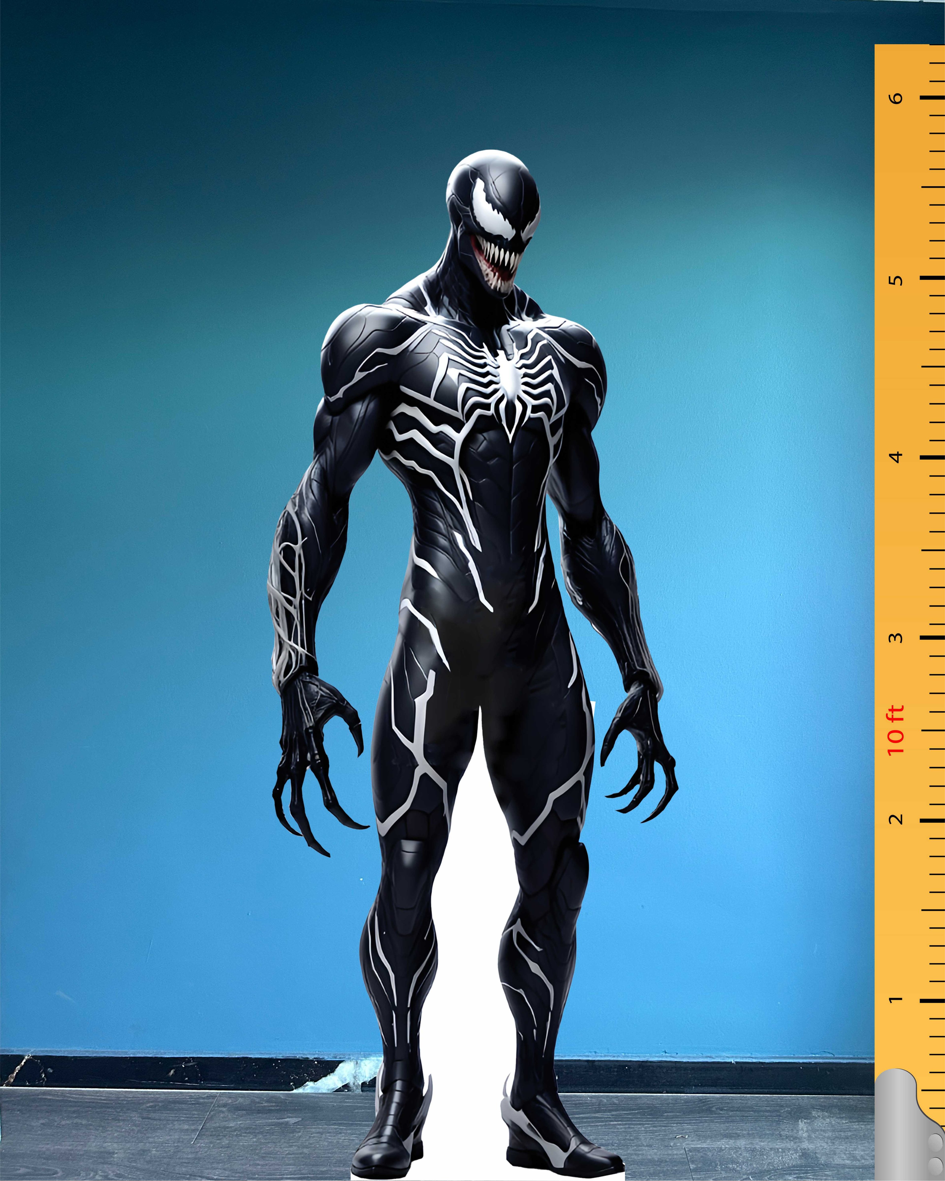 Venom Cardboard Cutout Model Fictional Character Life Size Plastic Standee Model