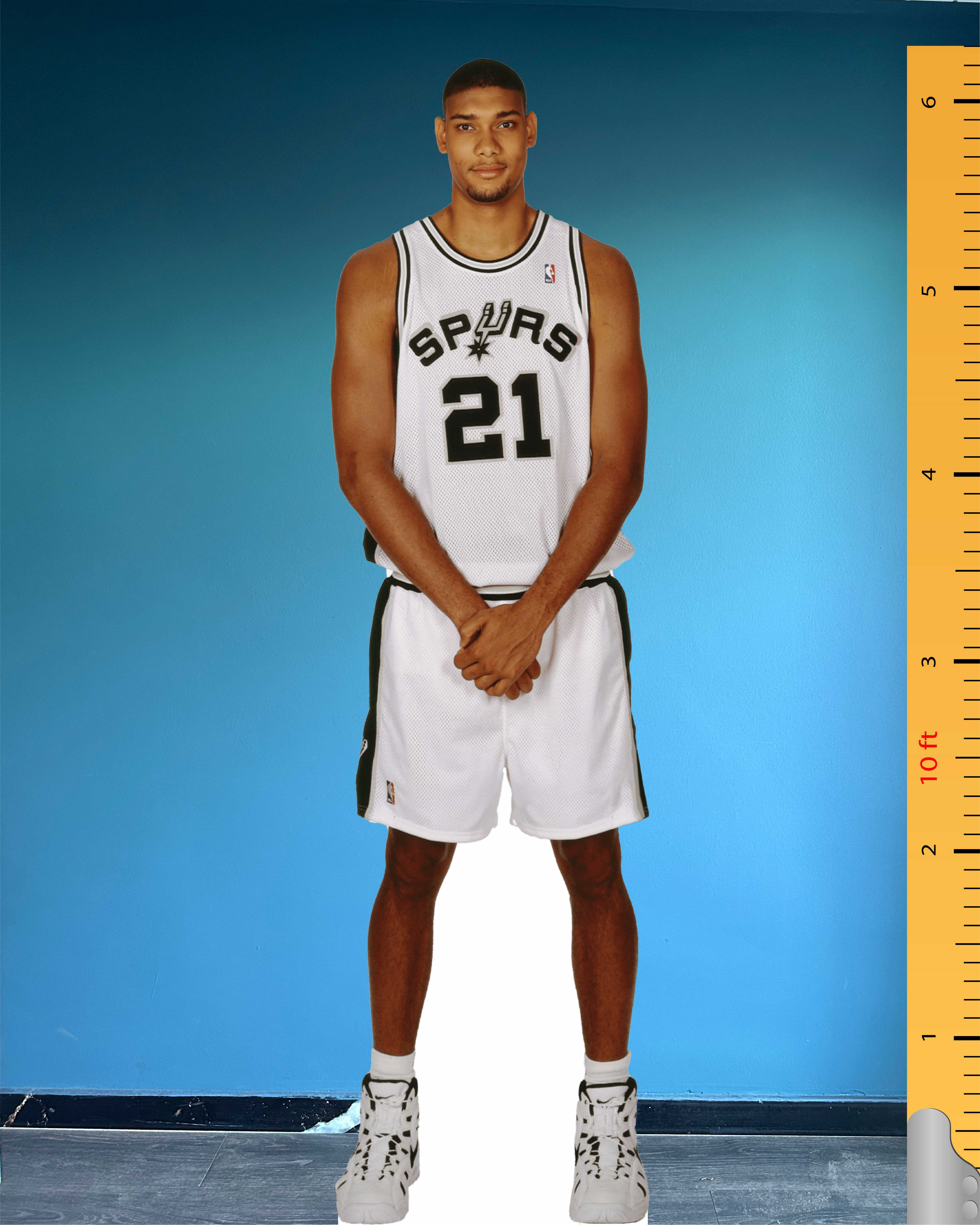 Tim Duncan Cardboard Cutout Model Plastic Standee San Antonio Spurs