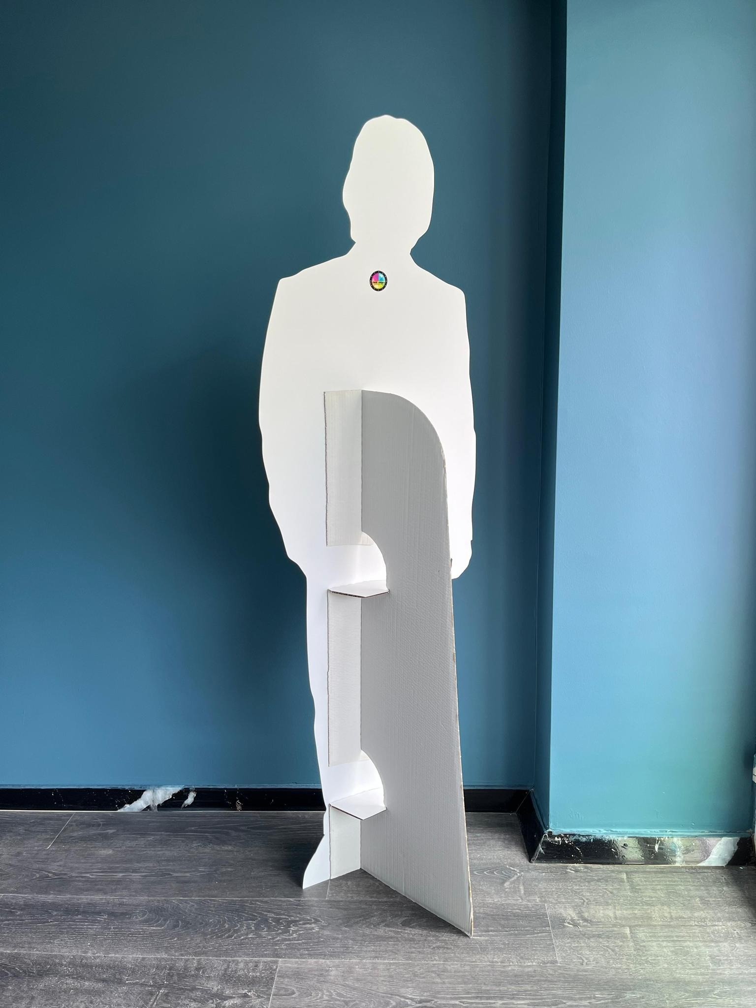 Clown Cardboard Maketi Ayaklı iki Boyutlu Tam Boy Plastik Maket Figur