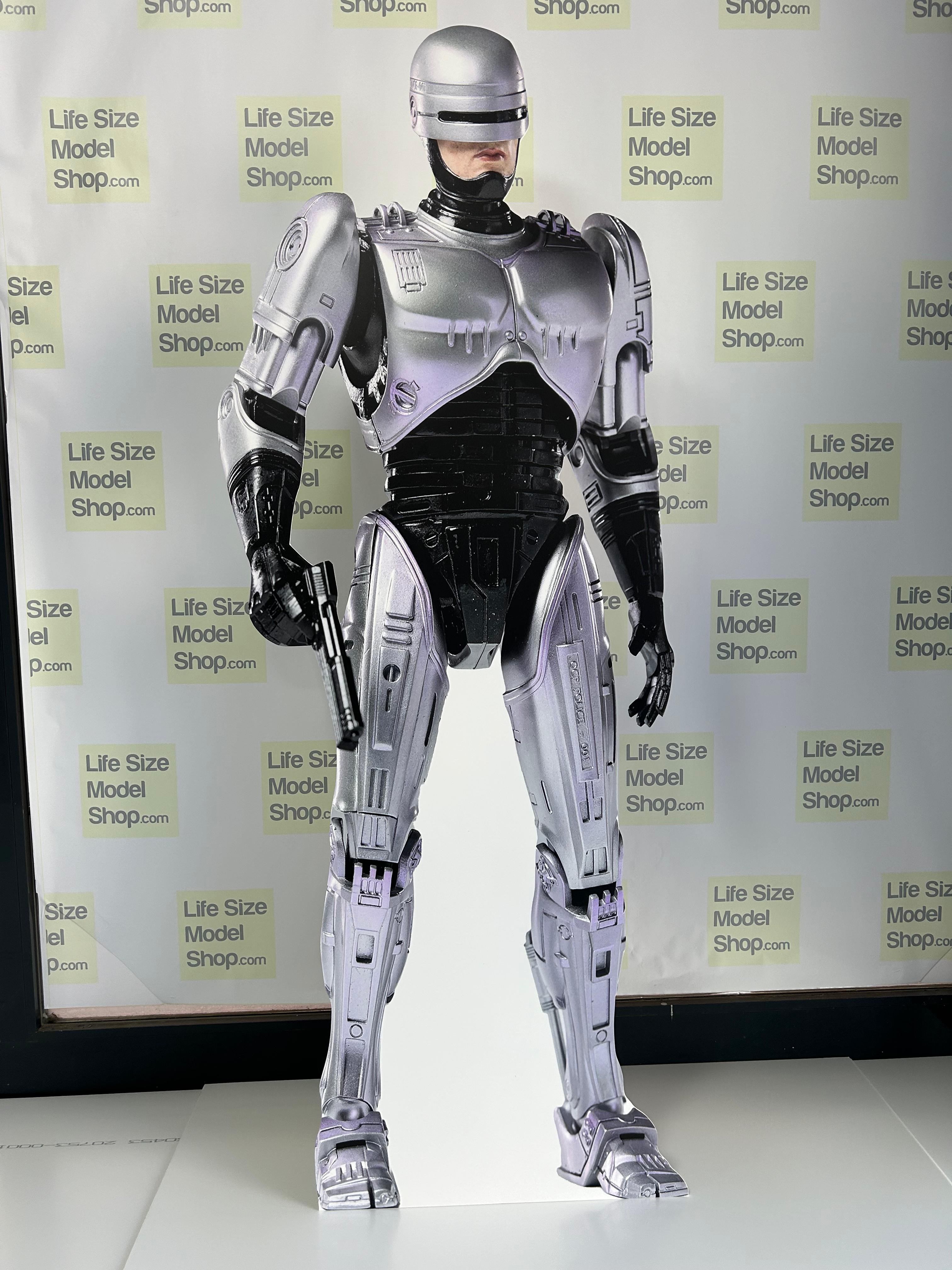 RoboCop - Modèle en carton découpé - Maquette de figurine RoboCop grandeur nature
