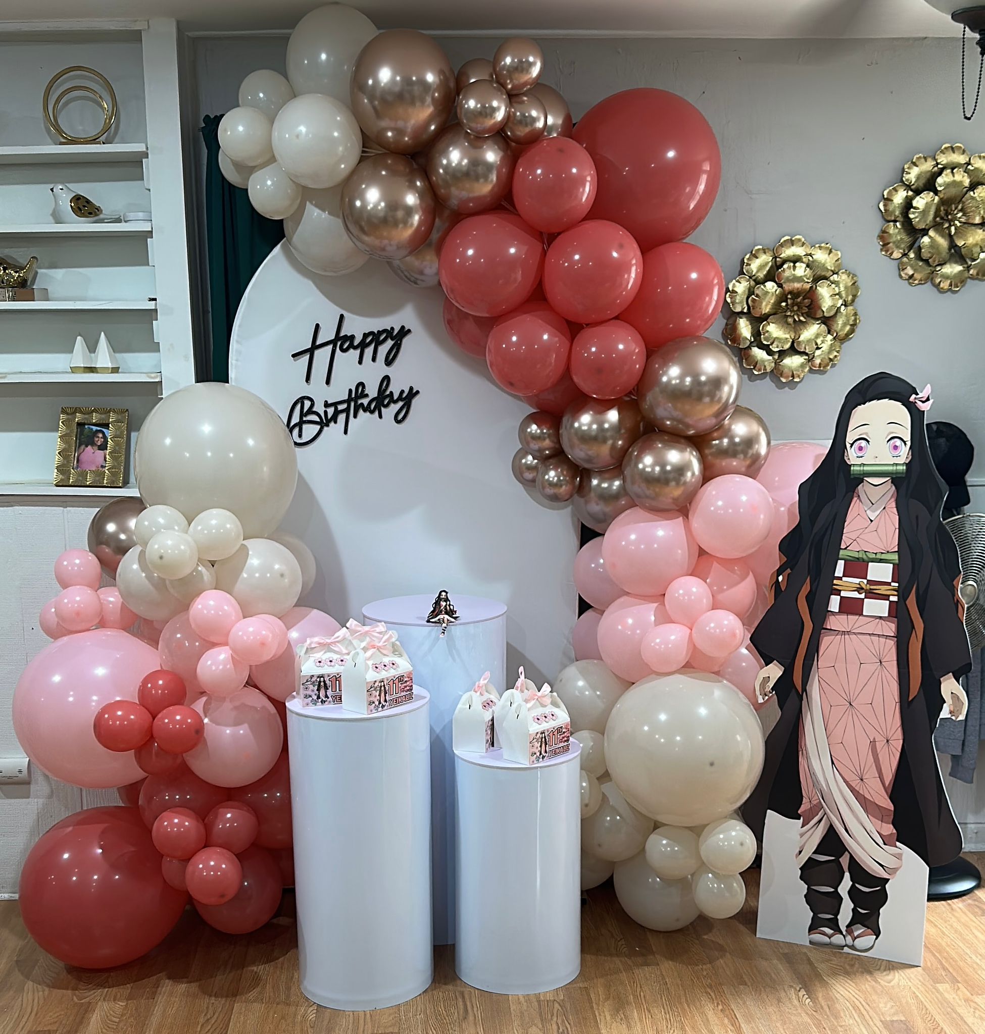 Nezuko Kamado Cardboard Cutout Model Standee Nezuko Anime Caracter Figure Model