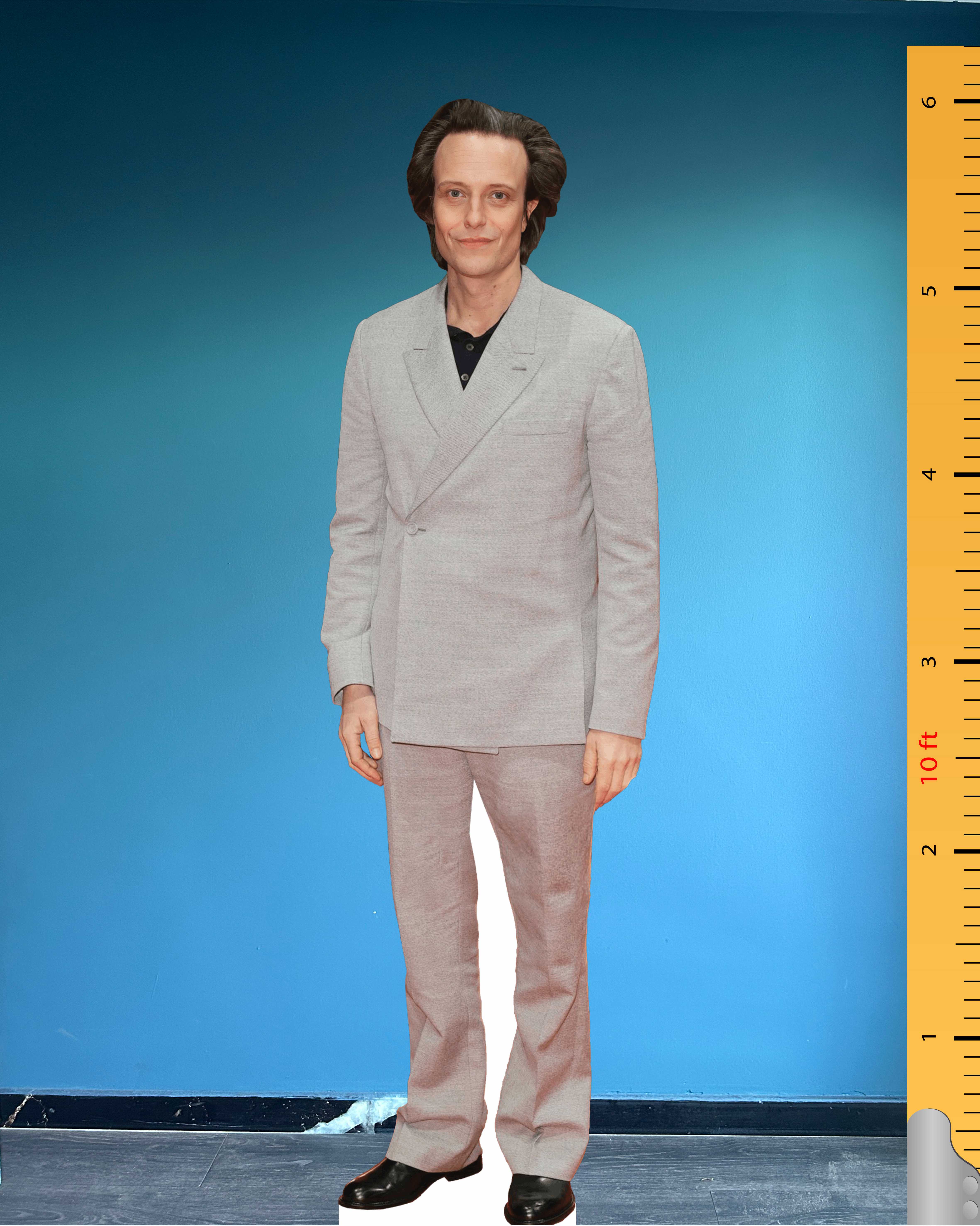 August Diehl Life Size Cardboard Cutout Model Standee Plastic Celebrity Cutouts
