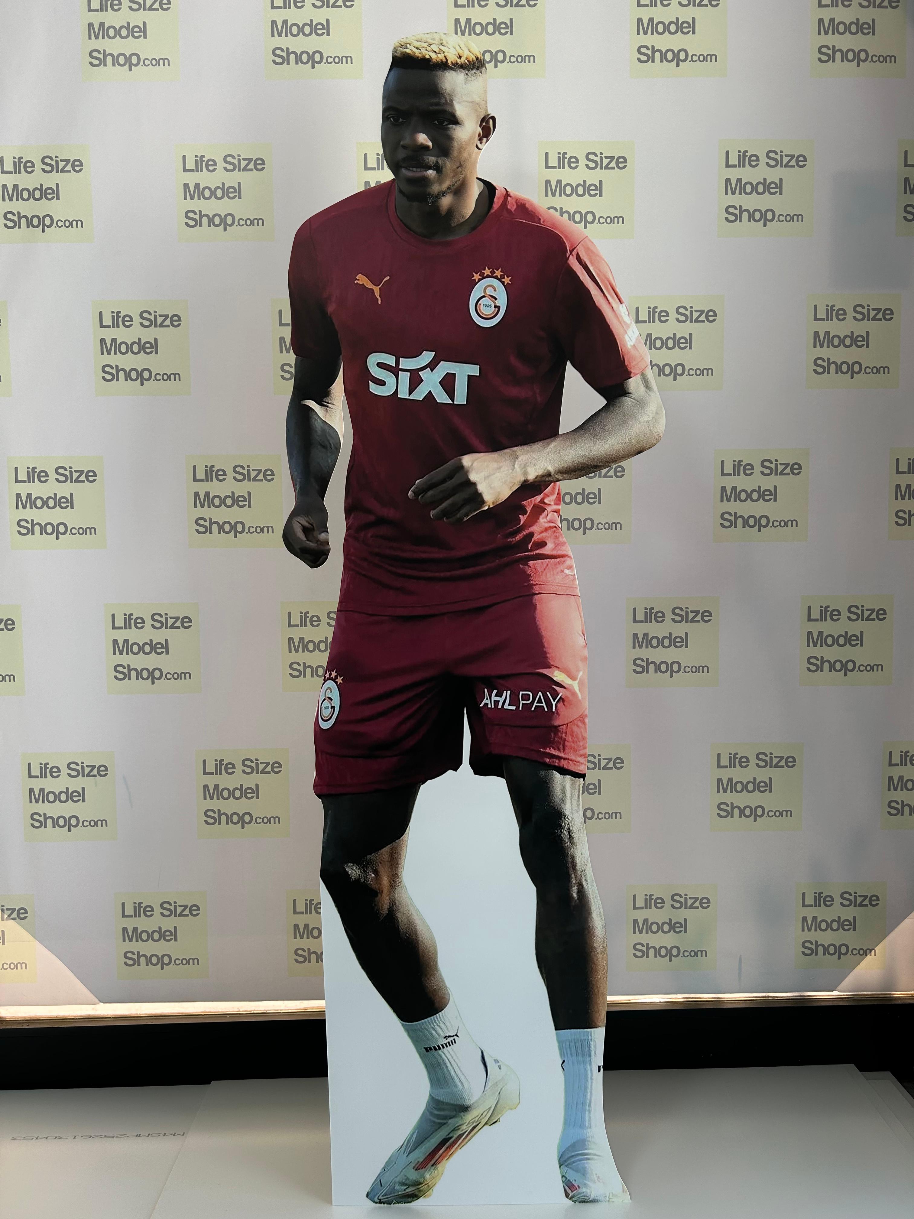 Victor Osimhen Cardboard Cutout Model Life Size Plastic Standee Victor James Osimhen