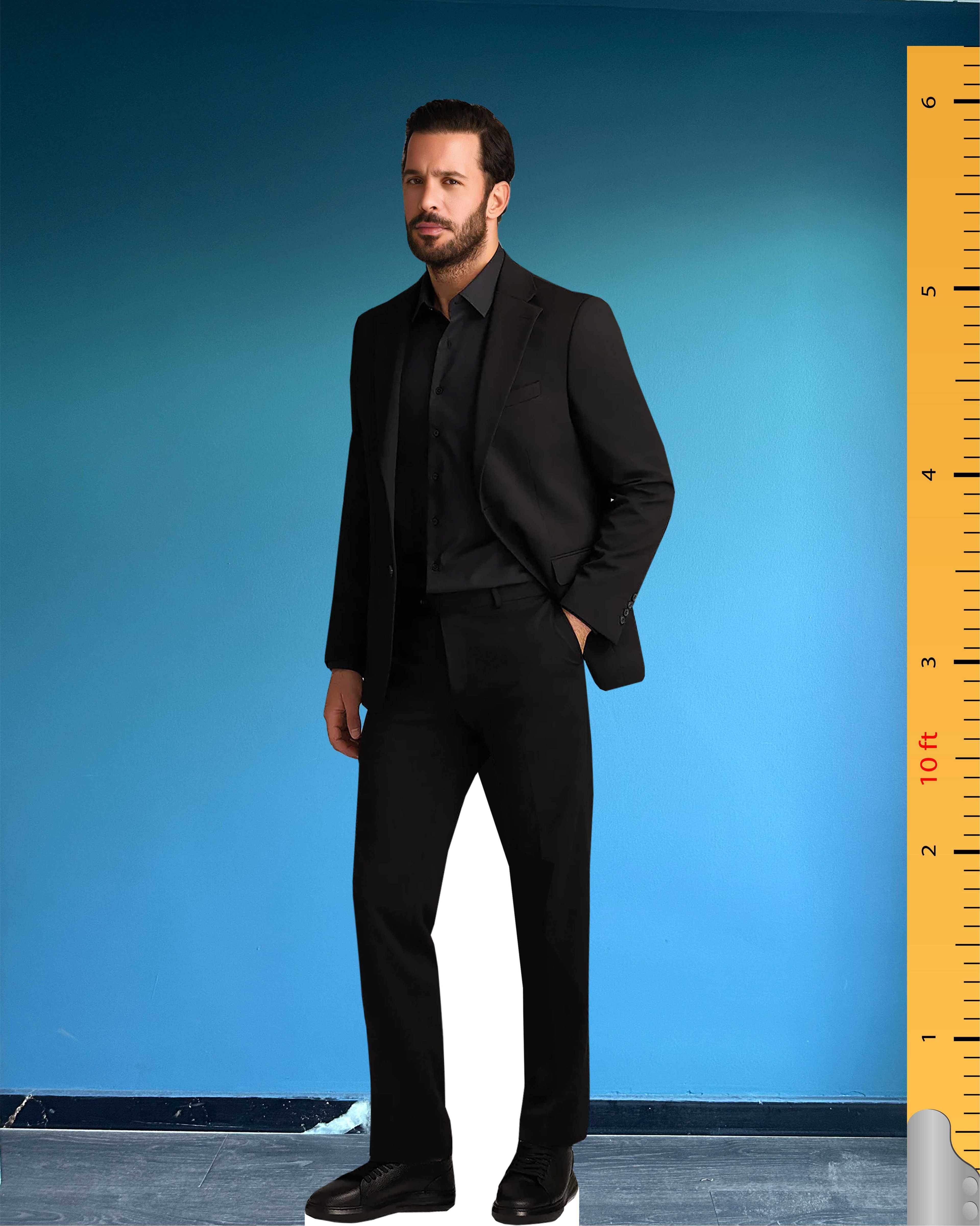 Baris Arduc Cardboard Cutout Model Life Size Plastic Standee Model Turkish Actress