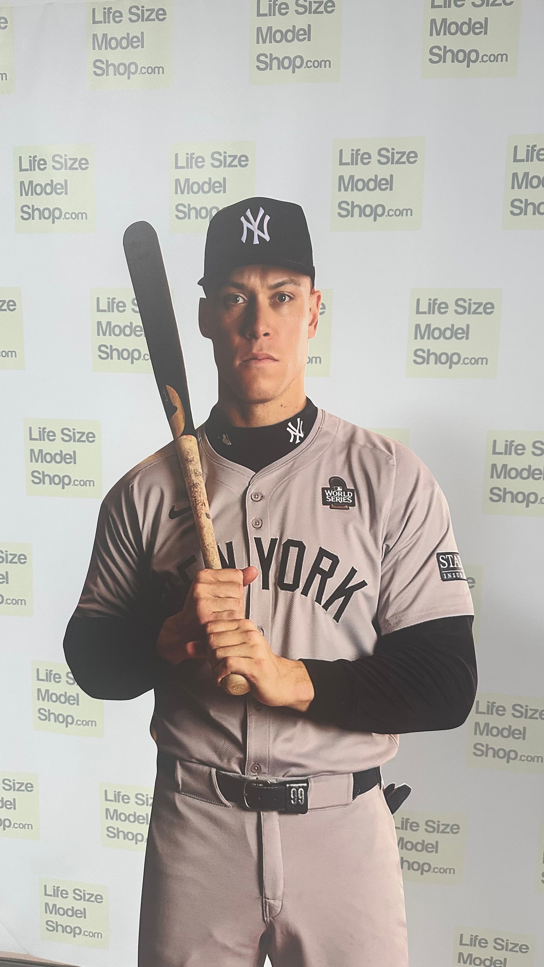 Aaron Judge Cardboard Cutout Model Plastic Standee Model Baseball Yankees Team