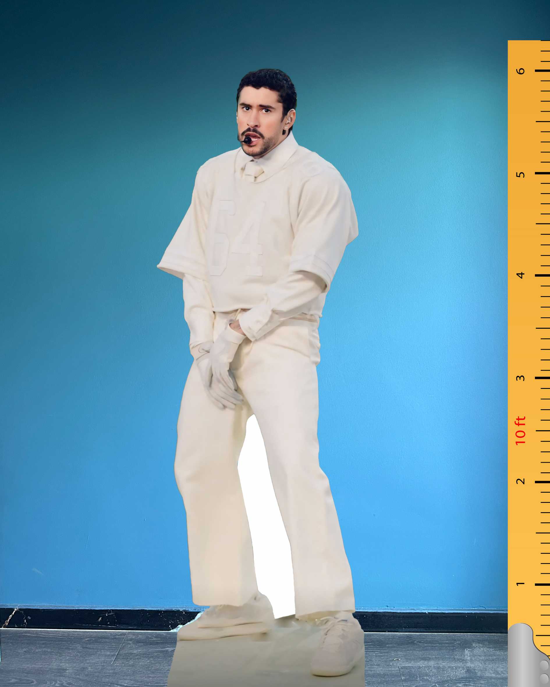 Bad Bunny Life size Cardboard Cutout Model – Benito Antonio Martínez ...