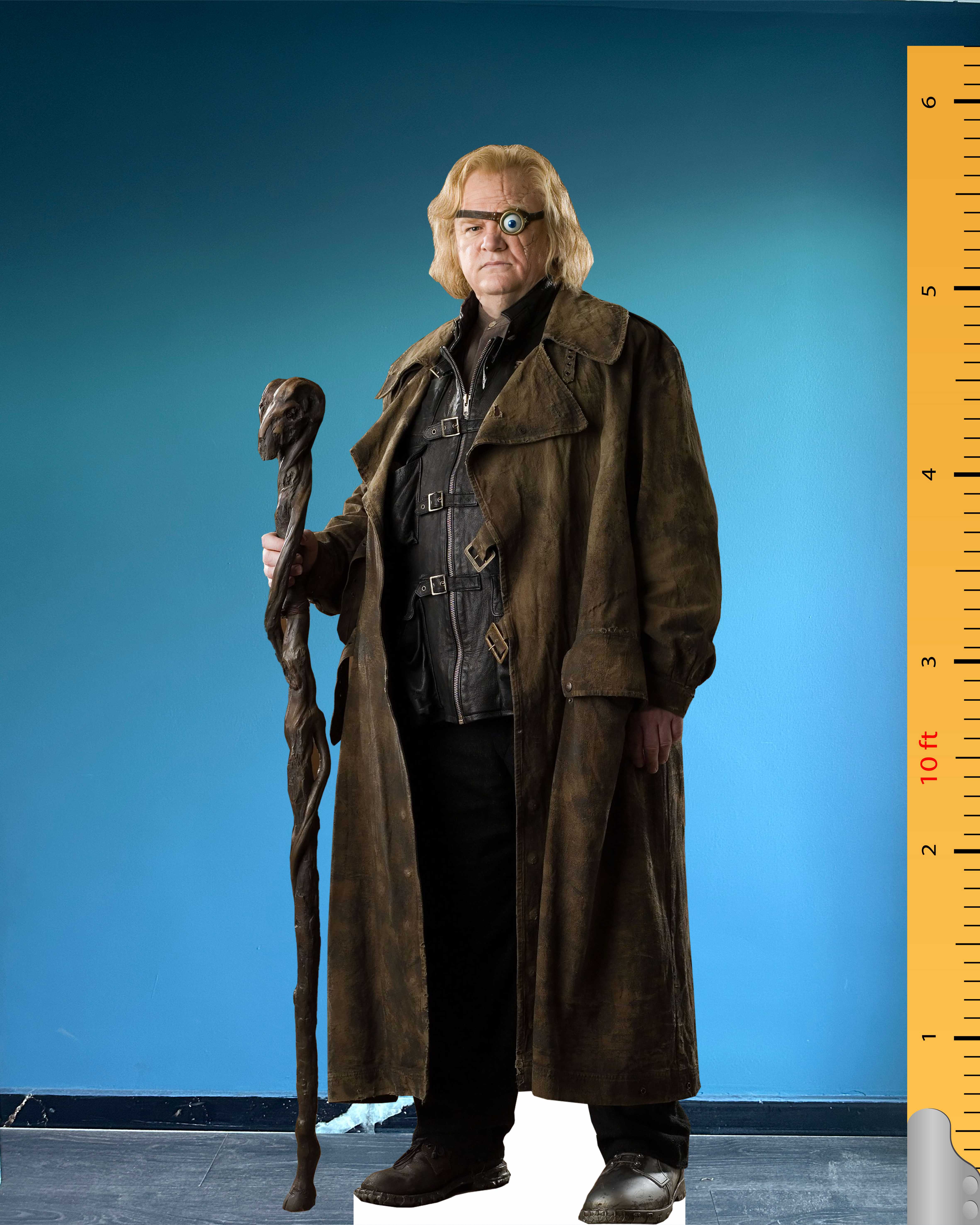 Alastor Moody Cardboard Cutout Model Life Size Plastic Standee Harry Potter Character 
