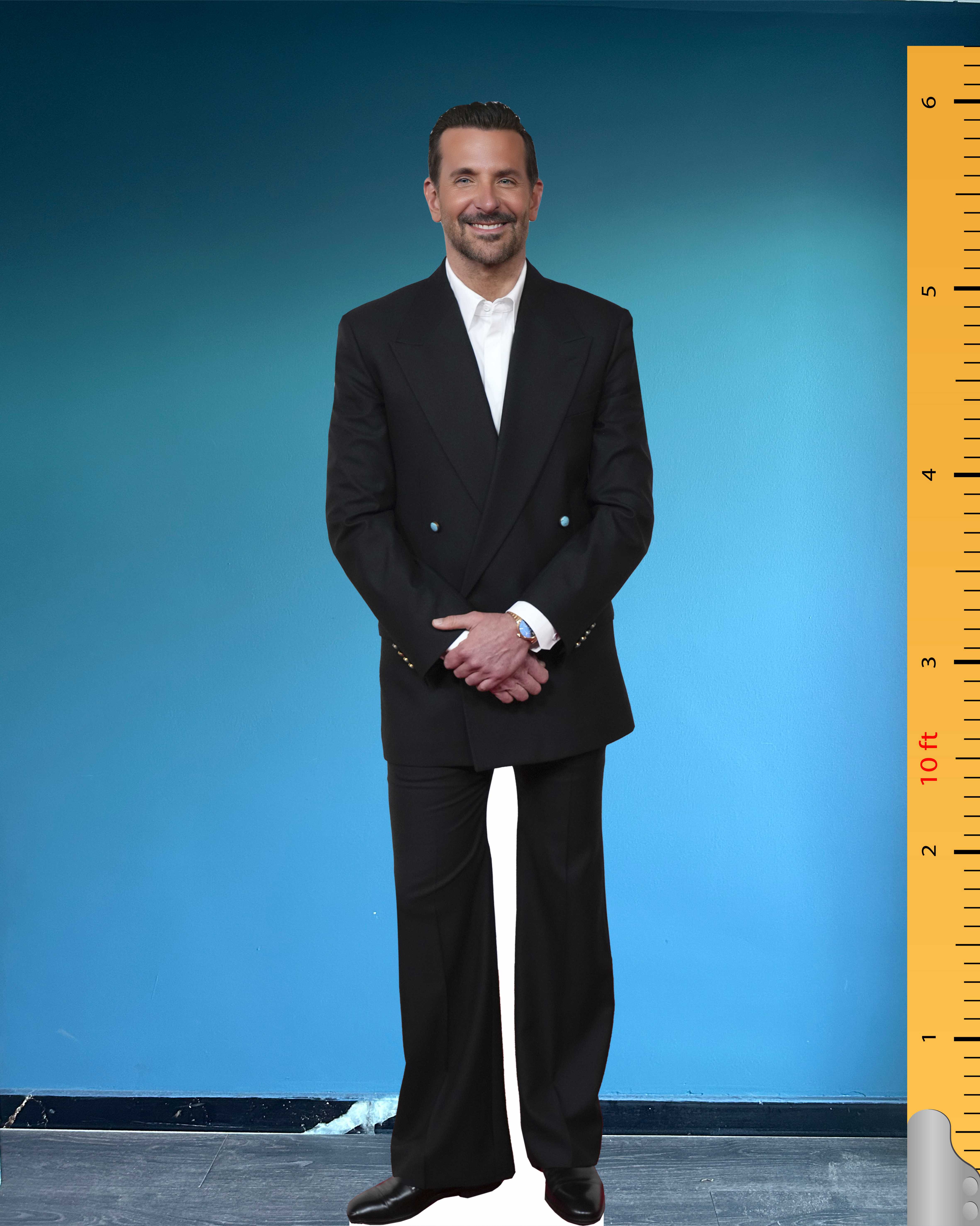 Bradley Cooper Life Size Cardboard Cutout Model Plastic Standee Celebrity Cutouts Red Carpet