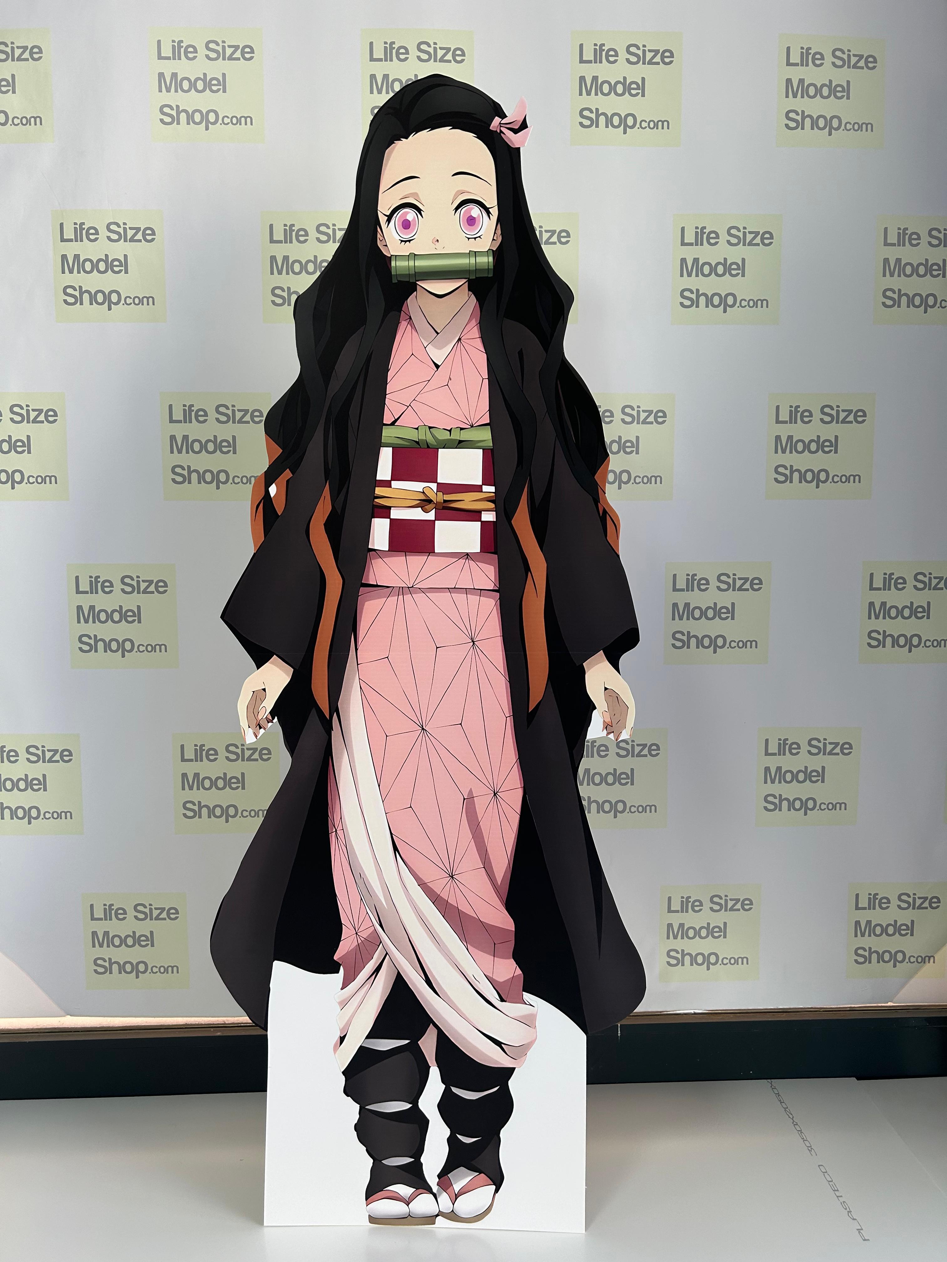 Nezuko Kamado Cardboard Cutout Model Standee Nezuko Anime Caracter Figure Model
