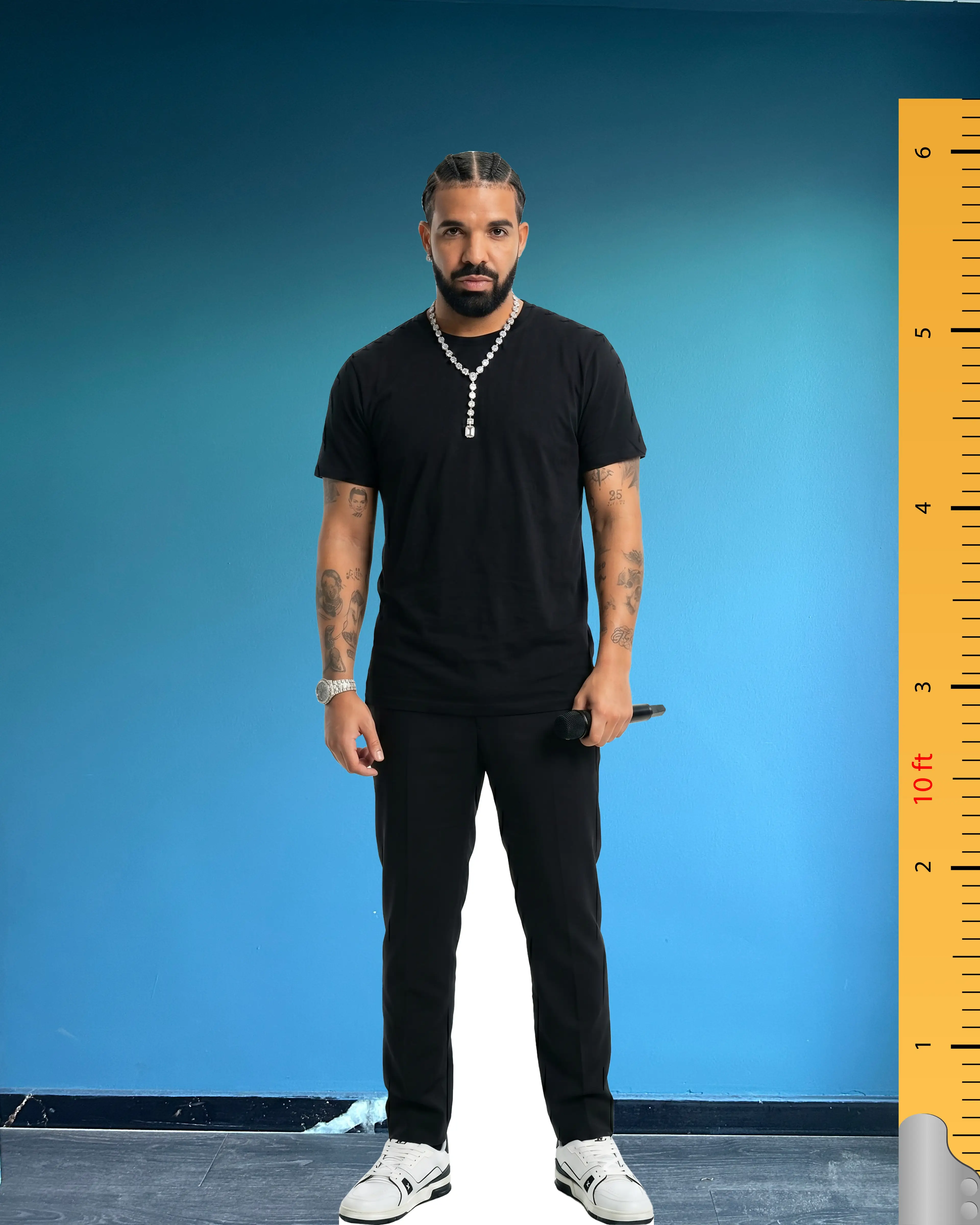 【匿名配送】★良品★ビンテージmorrow149㎝ × DRAKE size M Drake Life Size Cardboard Cutout Model |💎Nigerian Canadian Rapper