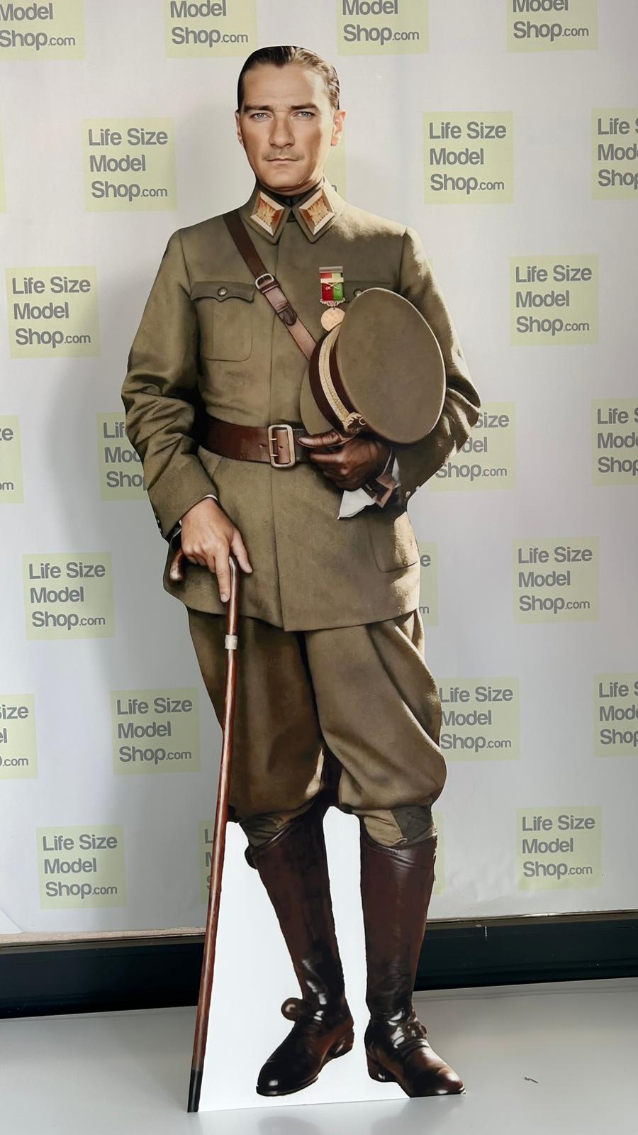 Mareşal Mustafa Kemal Atatürk Maketi Asker Atatürk Maketi Tam Boy Ayaklı Maket