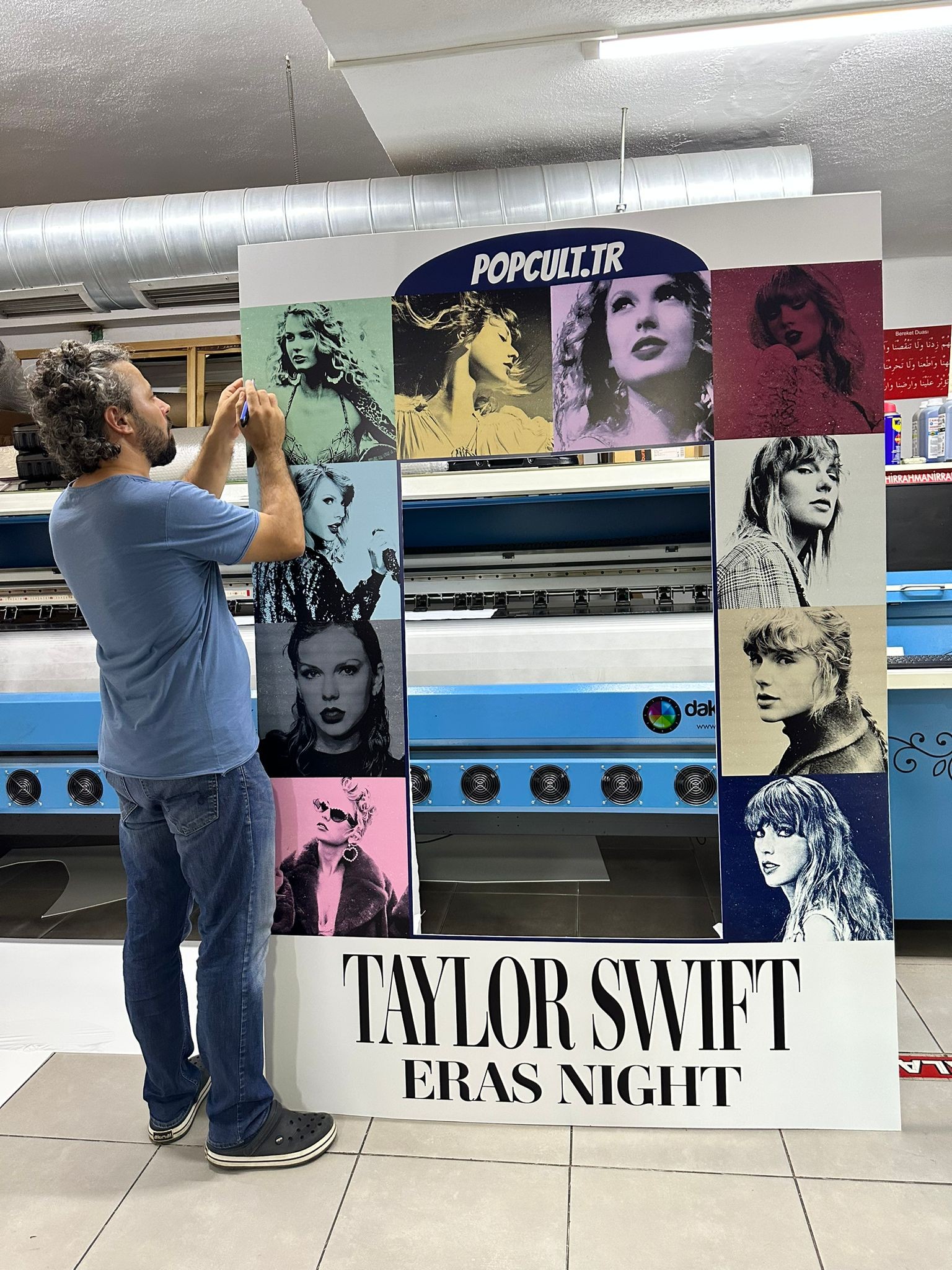 Recorte de plástico para tablero de organización con temática de Taylor Swift