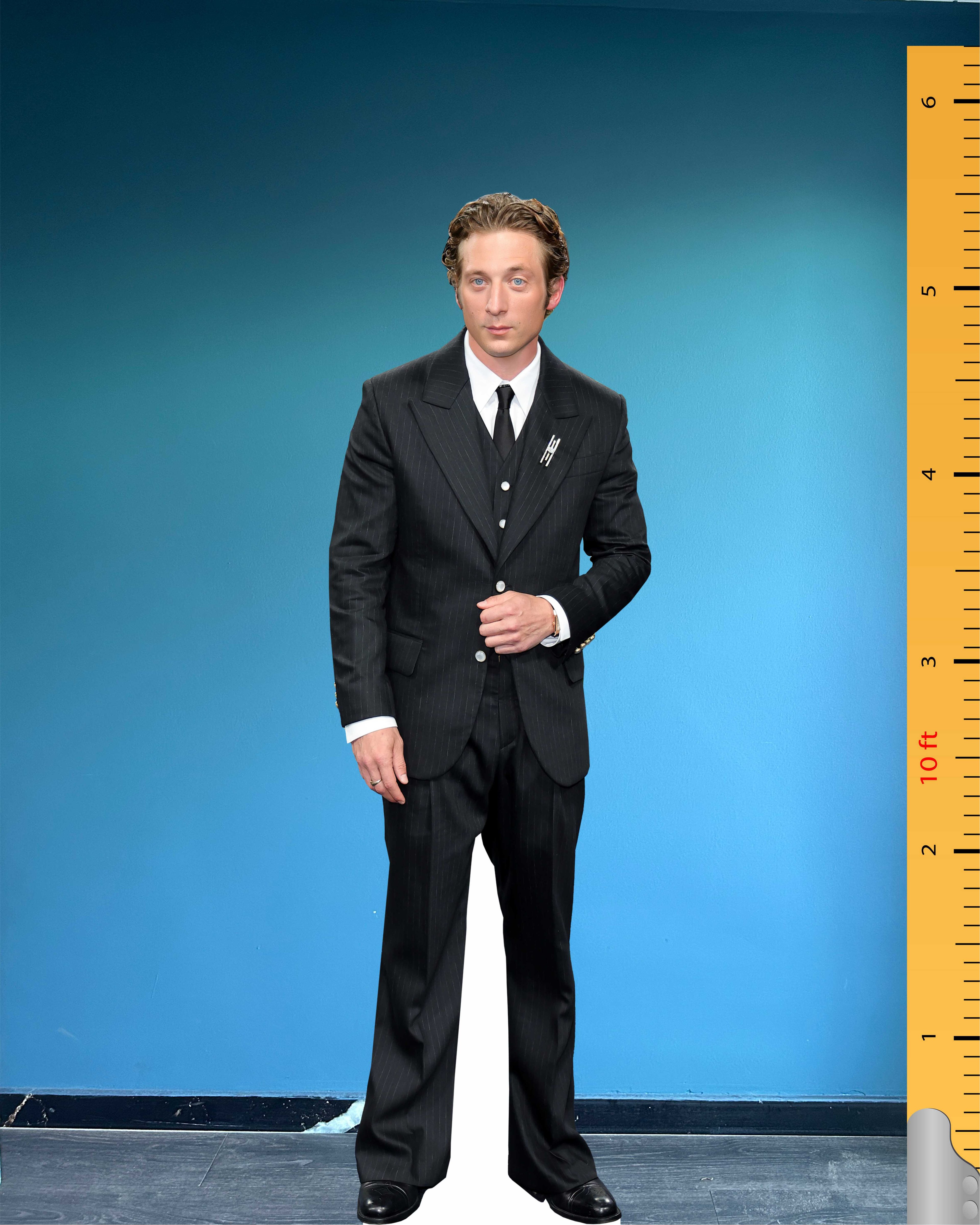 Jeremy Allen White Cardboard Cutout Model Life Size Plastic Standee 