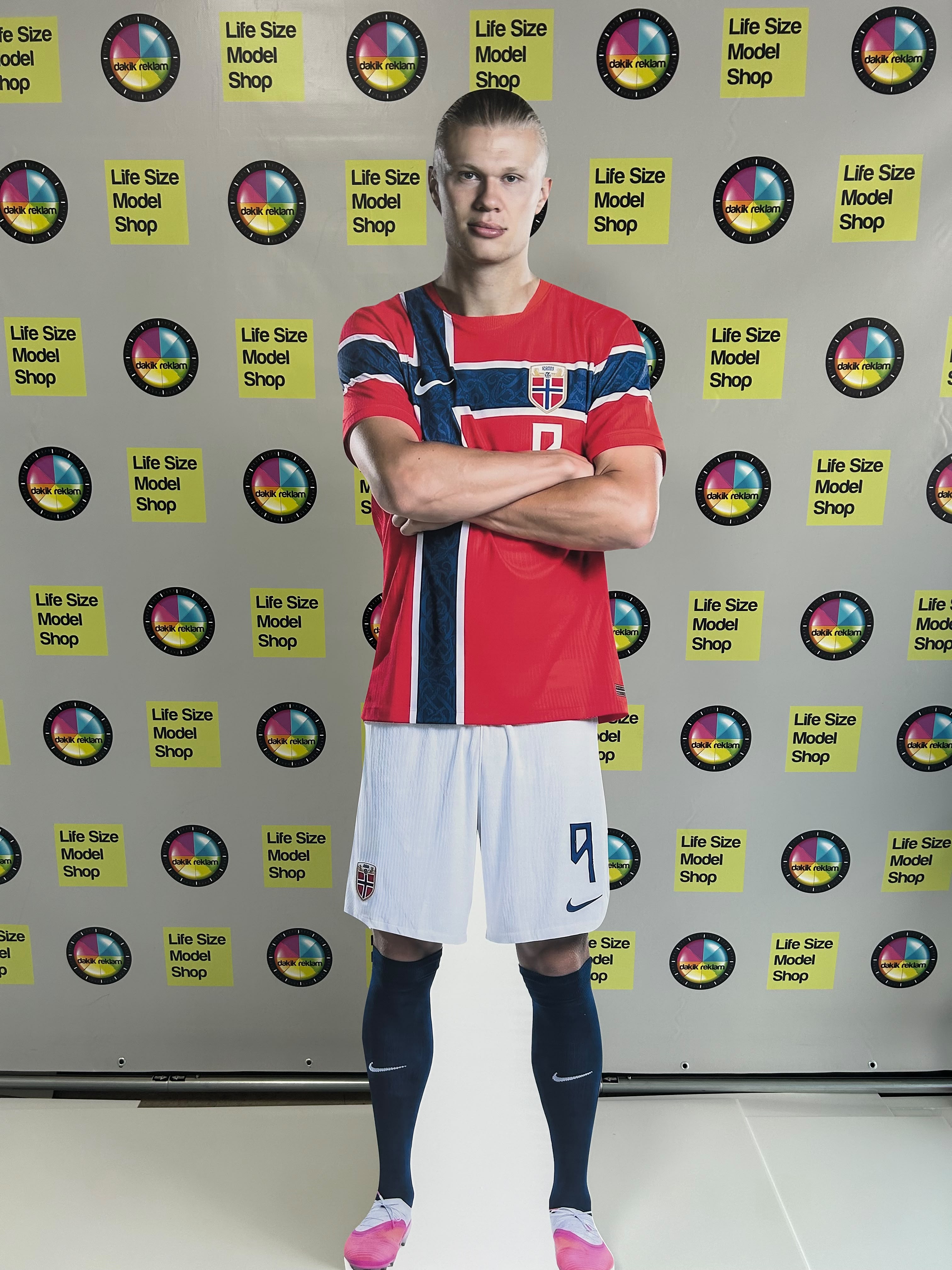 Erling Haaland Life Size Cardboard Cutout Model | Norway's 