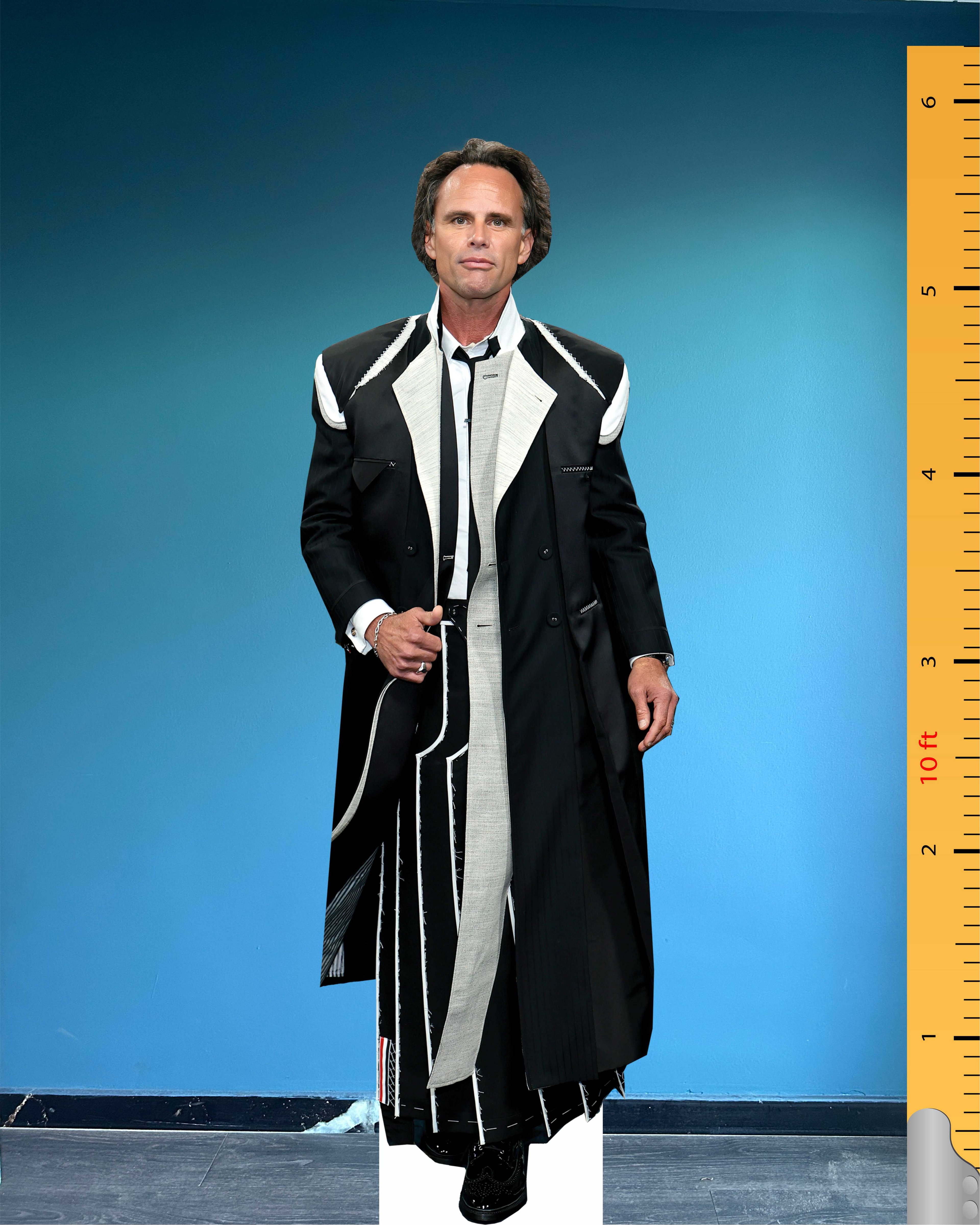 Walton Goggins Cardboard Cutout Model Life Size Plastic Standee Model Walton Sanders Goggins