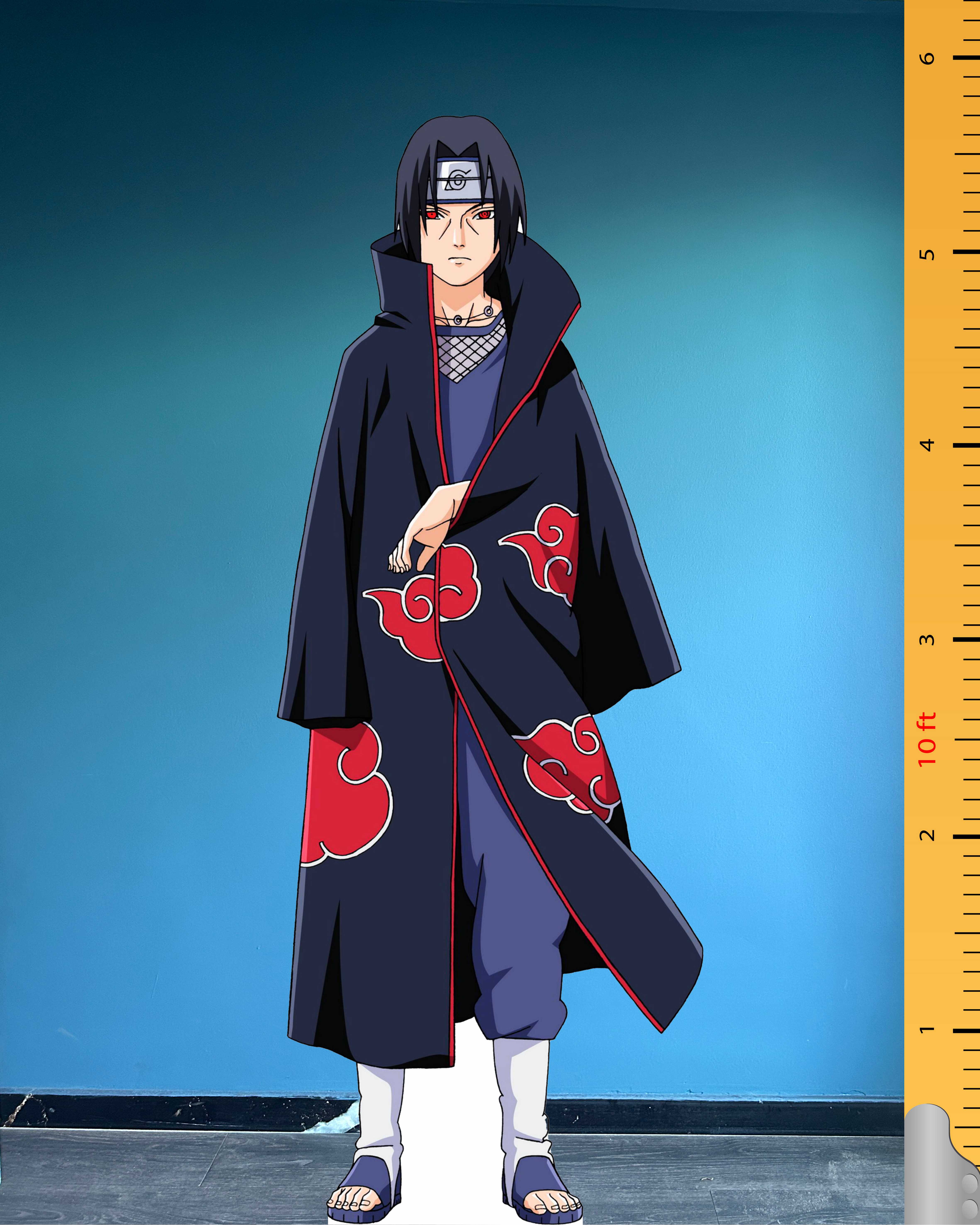 🩸 Itachi Uchiha Cardboard Cutout Figure – Life-Size Naruto Character Standee Model