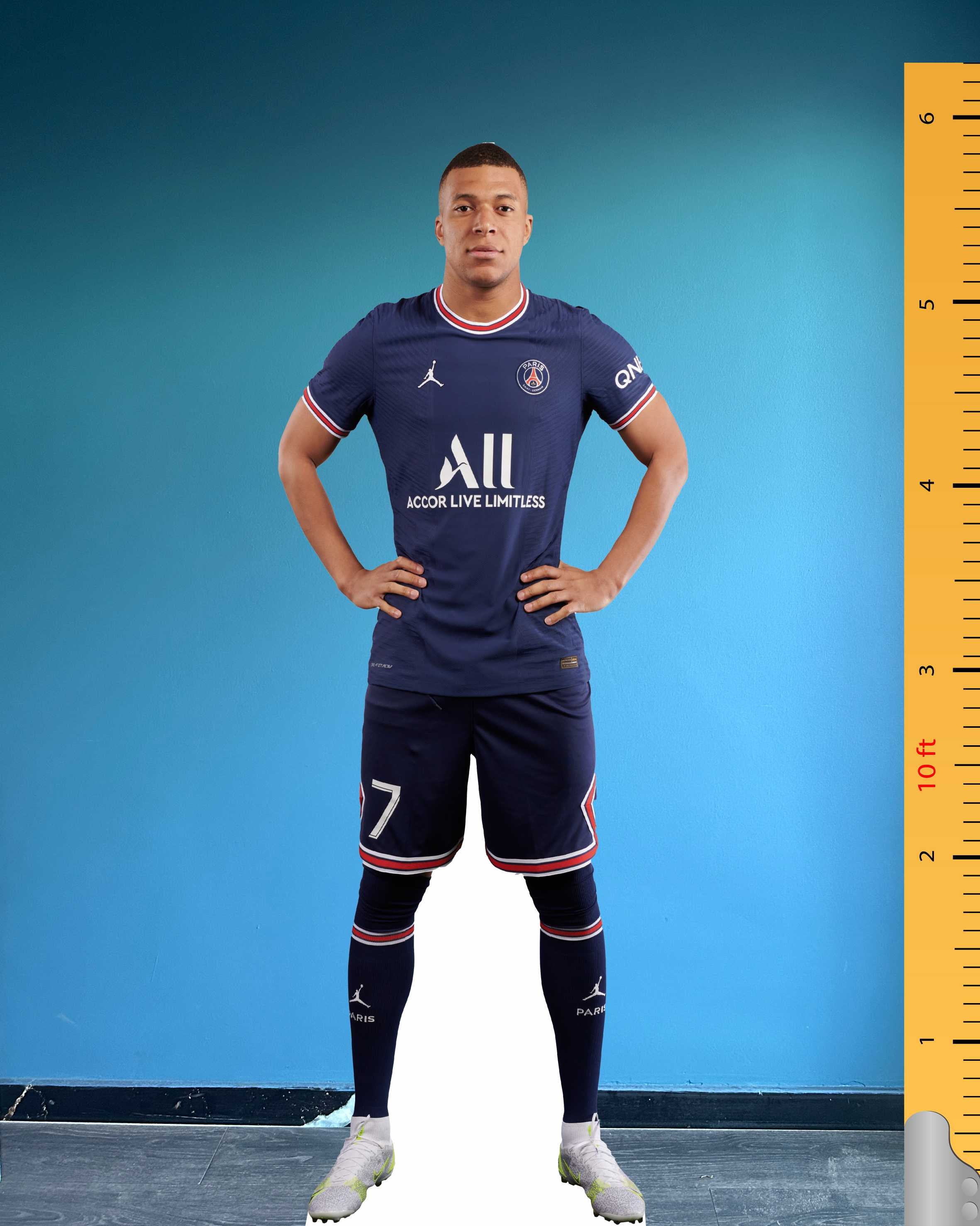 Neymar kartonowy model wycinanki Neymar da Silva Santos Júnior Standee makieta
