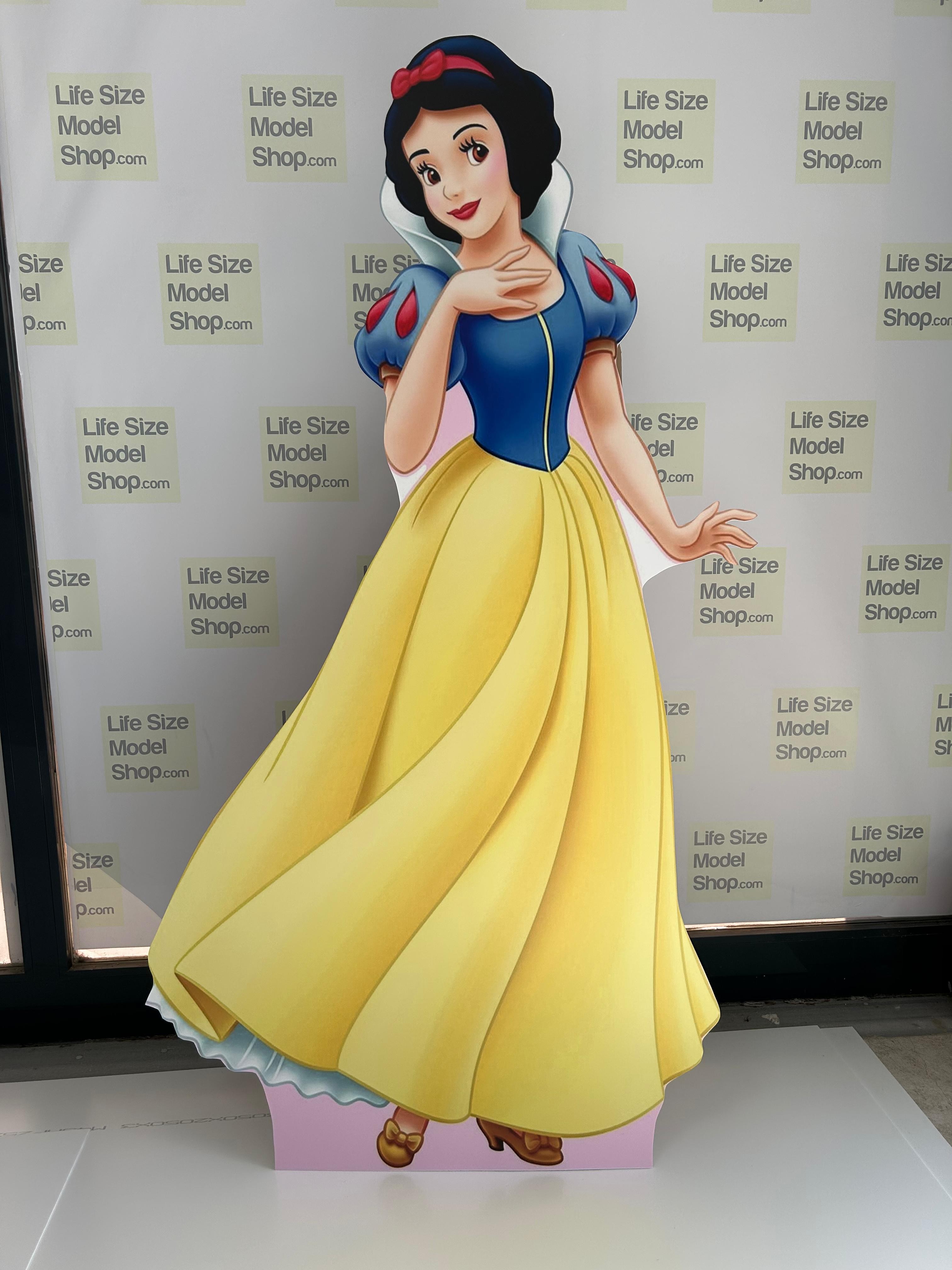 Snow White Cardboard Cutout Model Girl's Birthday Decor Model Figur