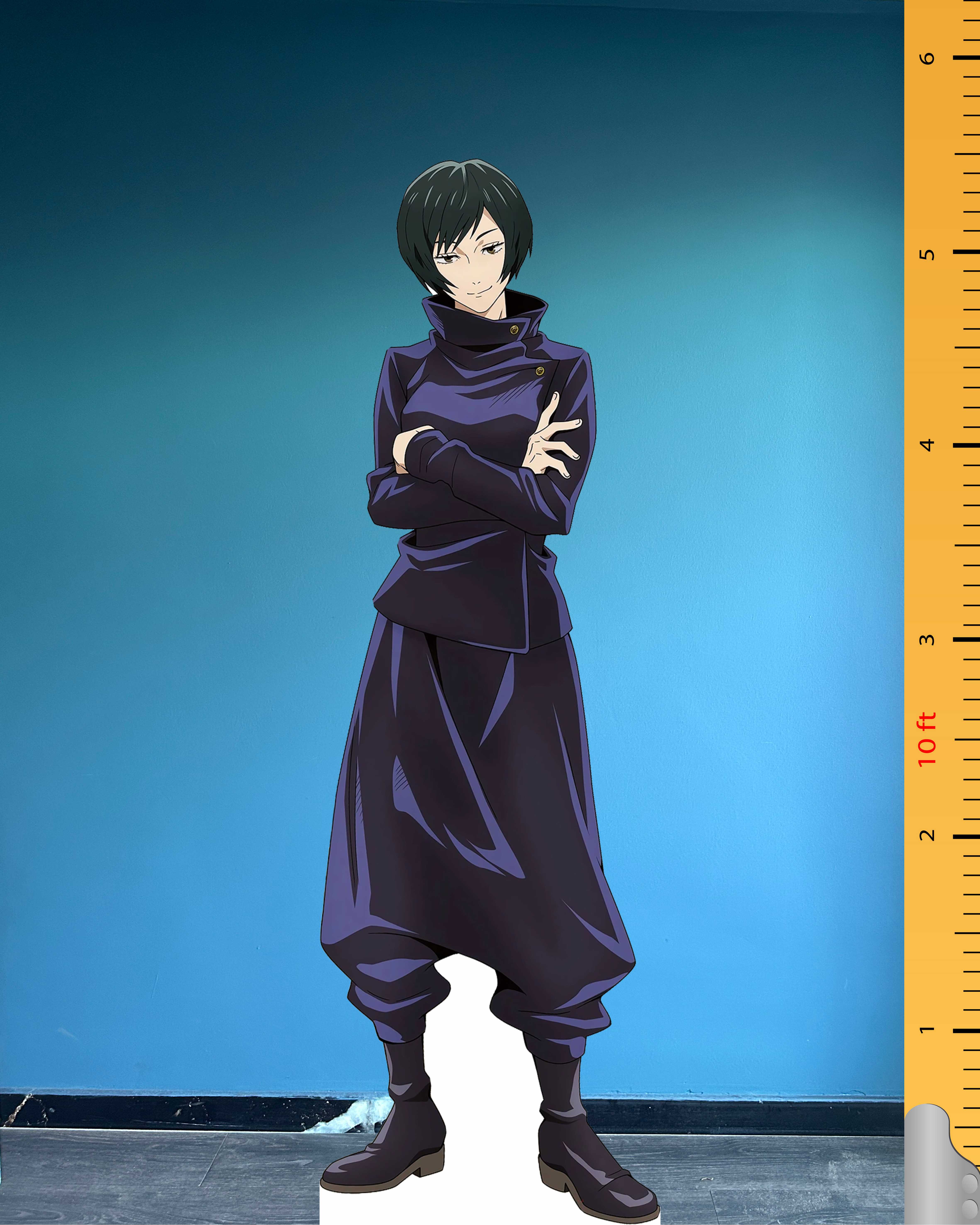 🎯 Mai Zenin Full-Size Cardboard Model – The Rebellious and Powerful Sniper of Jujutsu Kaisen is at Your Side!