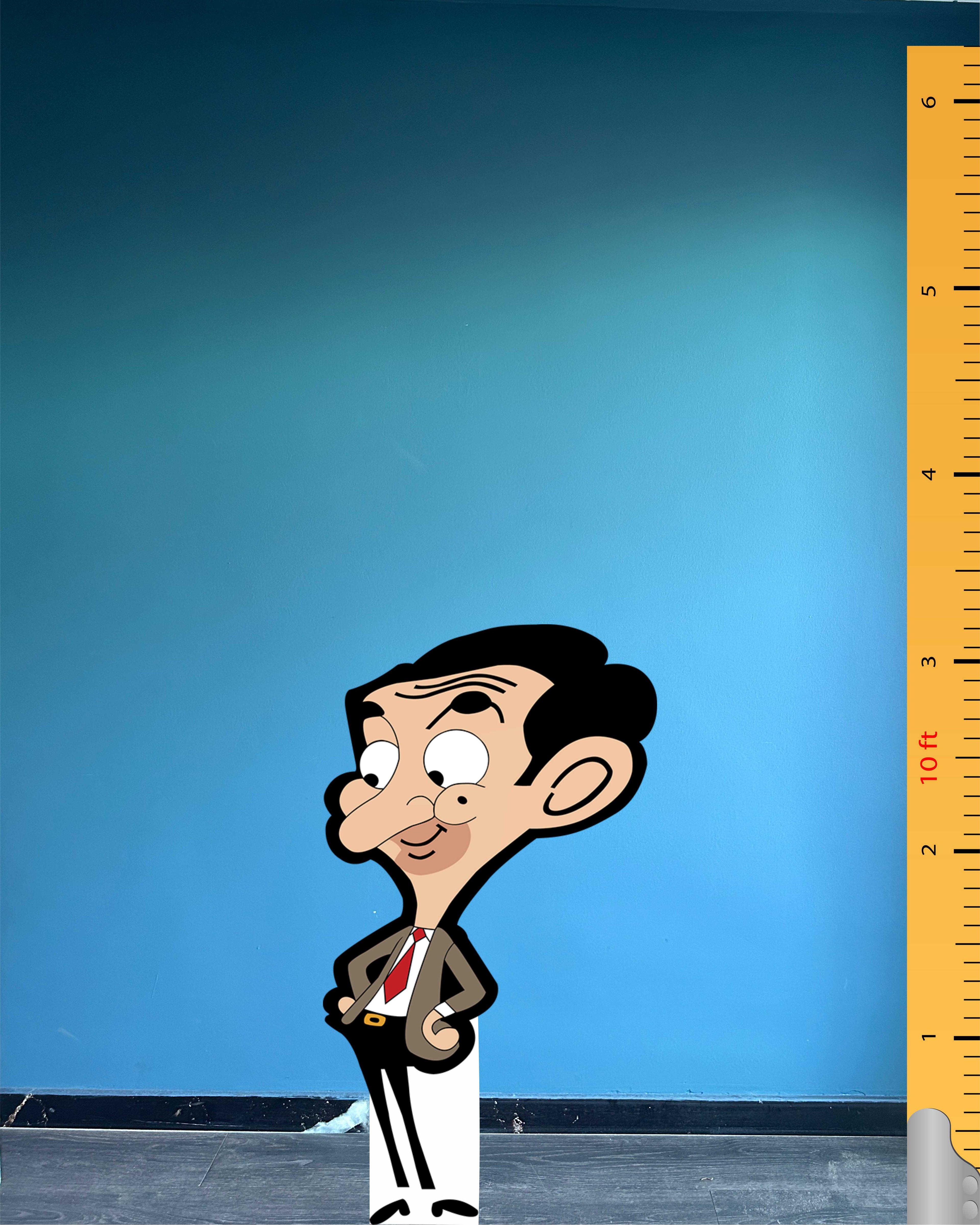 Mr. Bean Cardboard Cutout Model Fictional Character British Animated Sitcom Standee Figure