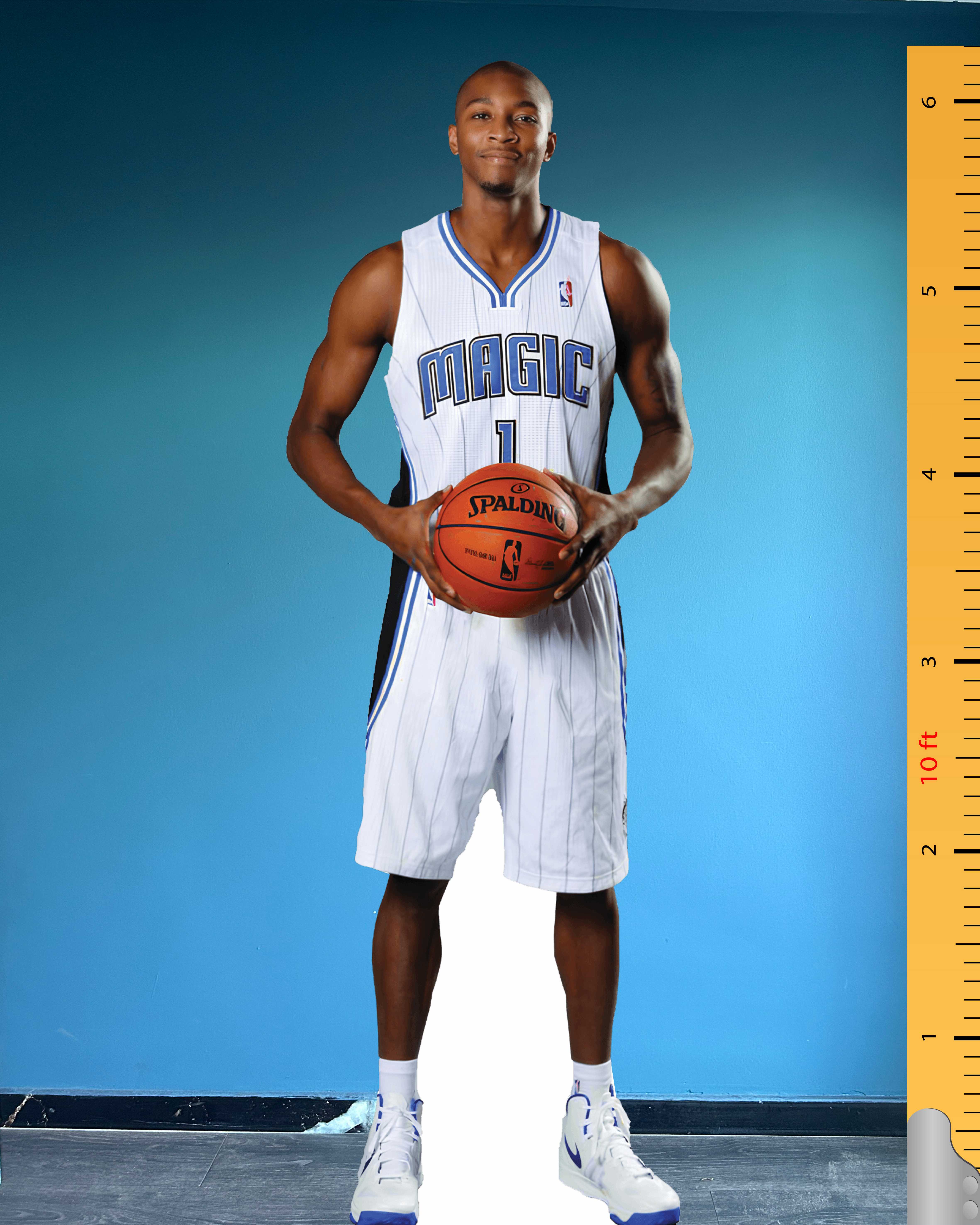 Armon Johnson Cardboard Cutout Model Plastic Standee Orlando Magic Number 1