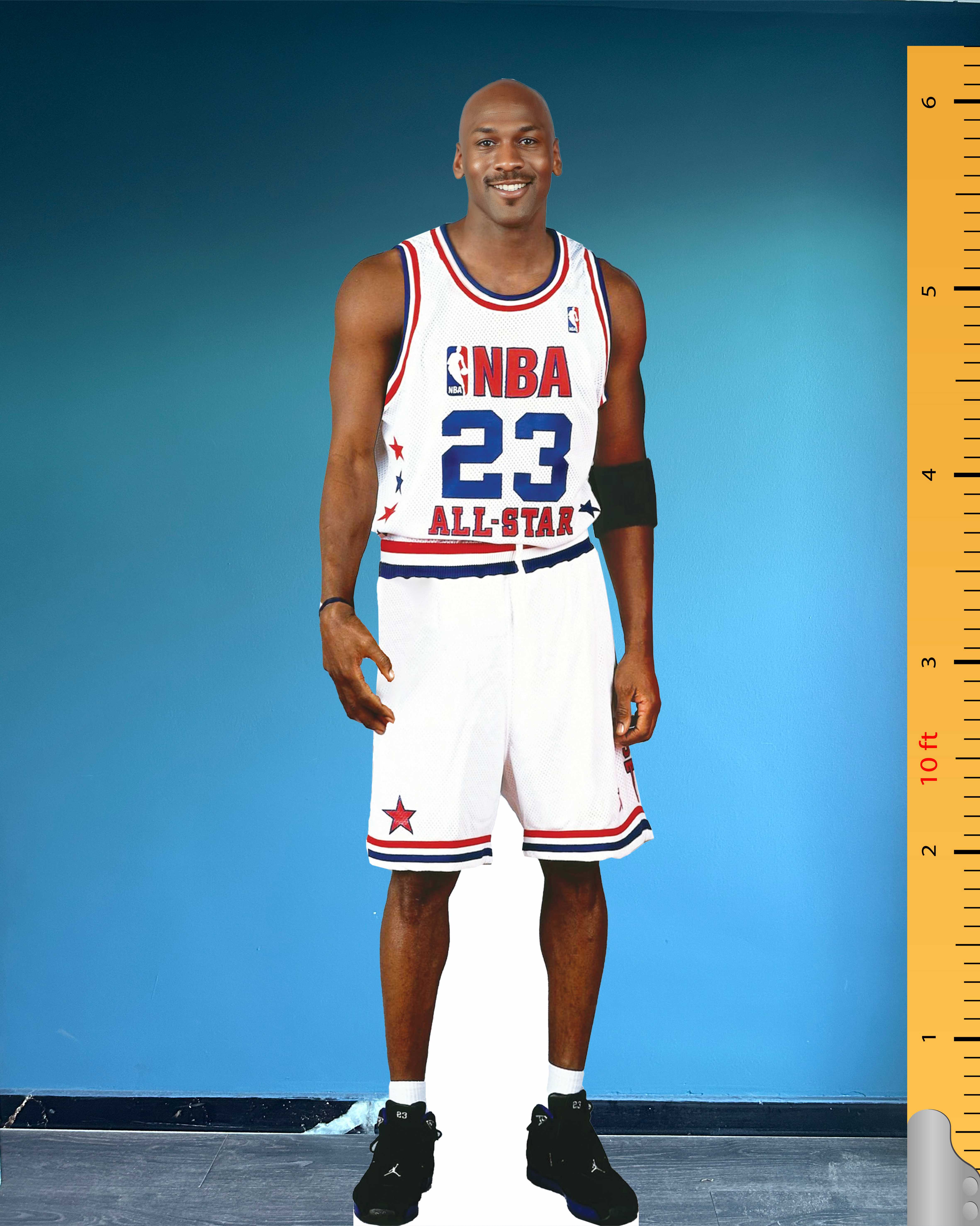 Michael Jordan Cardboard Cutout Model Plastic Standee NBA 