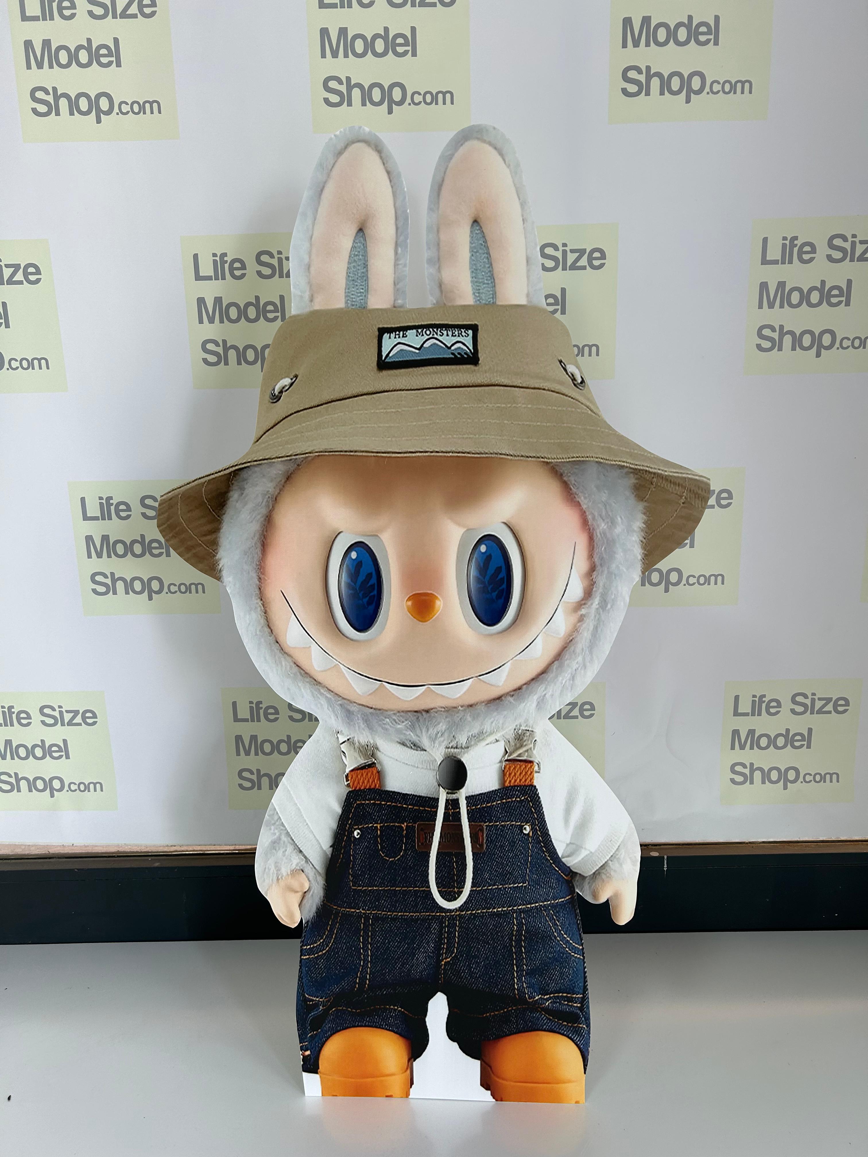 Pop Mart LABUBU Carton Découpé Modèle Jouet Monstre Personnage Figure LABUBU Décor Cadeau Modèle