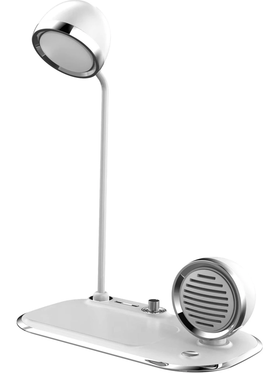 Acl Aw6 3 In 1 Masa Lambalı, Bluetooth Hoparlörlü, 15W Wireless Şarj Standı Aw6