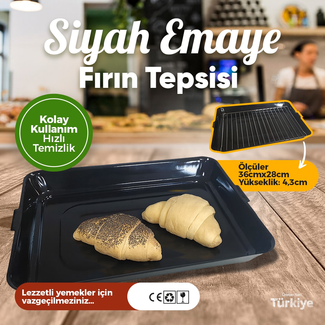 Emaye Fırın Tepsisi