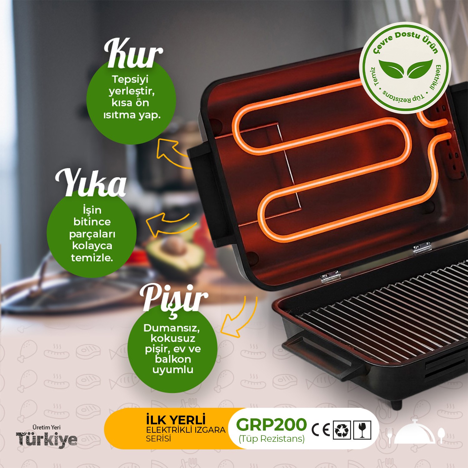 GRP200 Tüp Rezistans