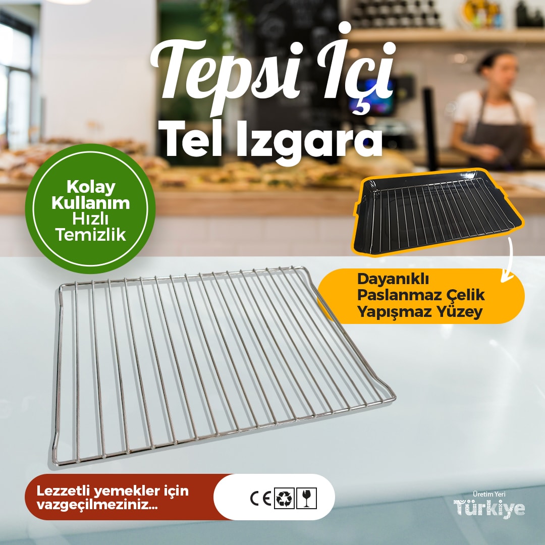 Tepsi İçi Tel Izgara