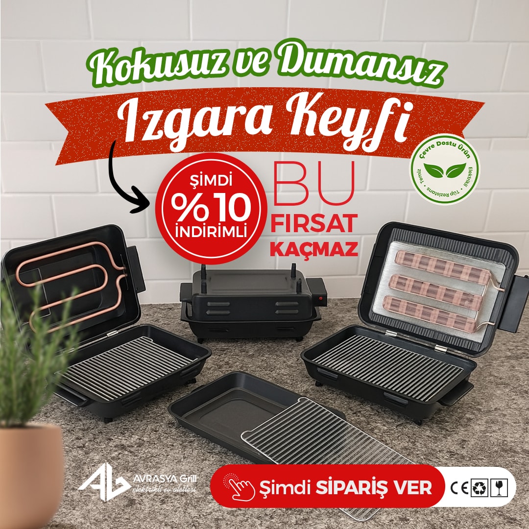 5 Hediye Ürün! 🎁 Dumansız Mangal Seti