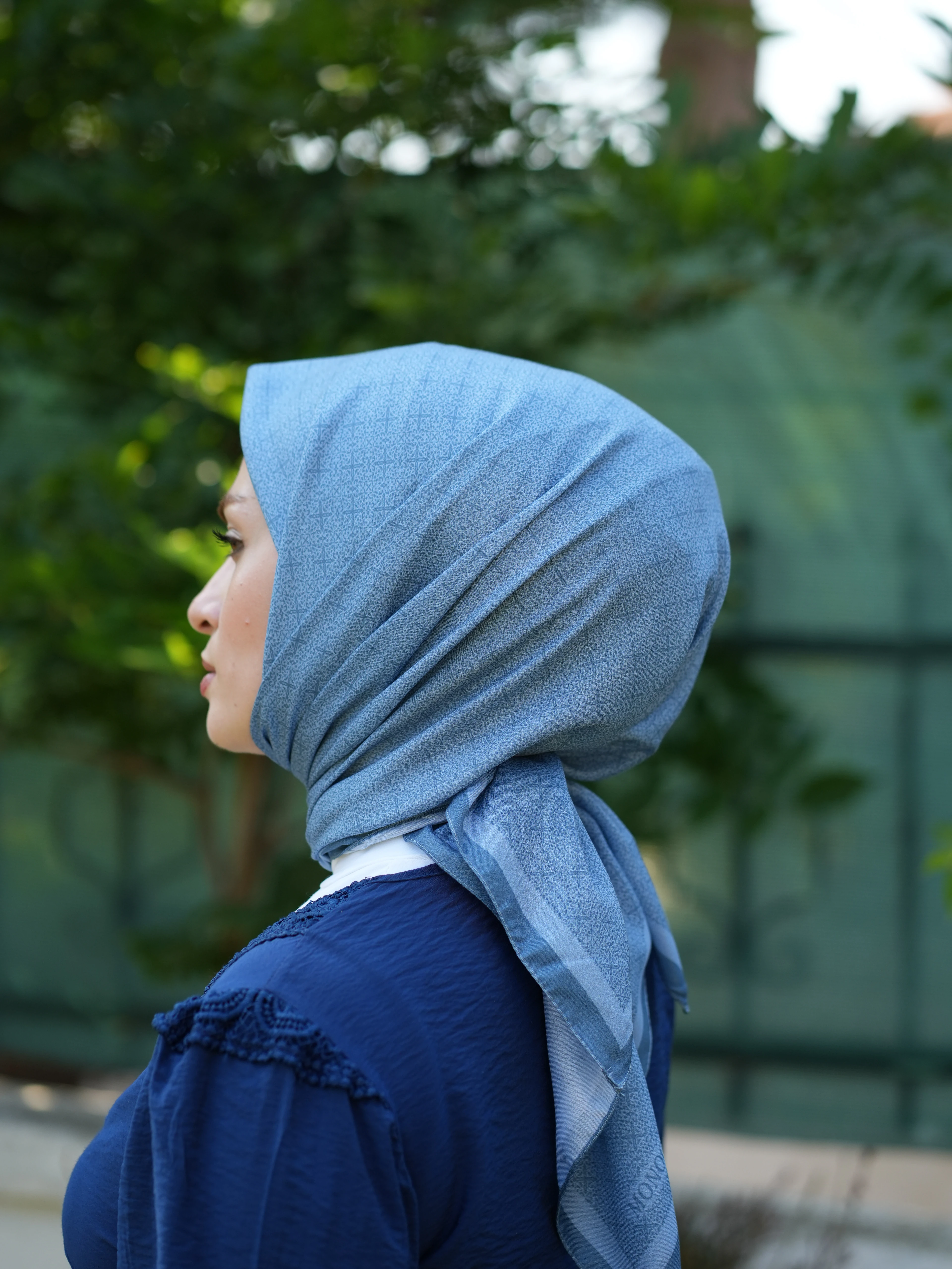 GECE YILDIZI SOFT EŞARP - AÇIK LACİ main variant image