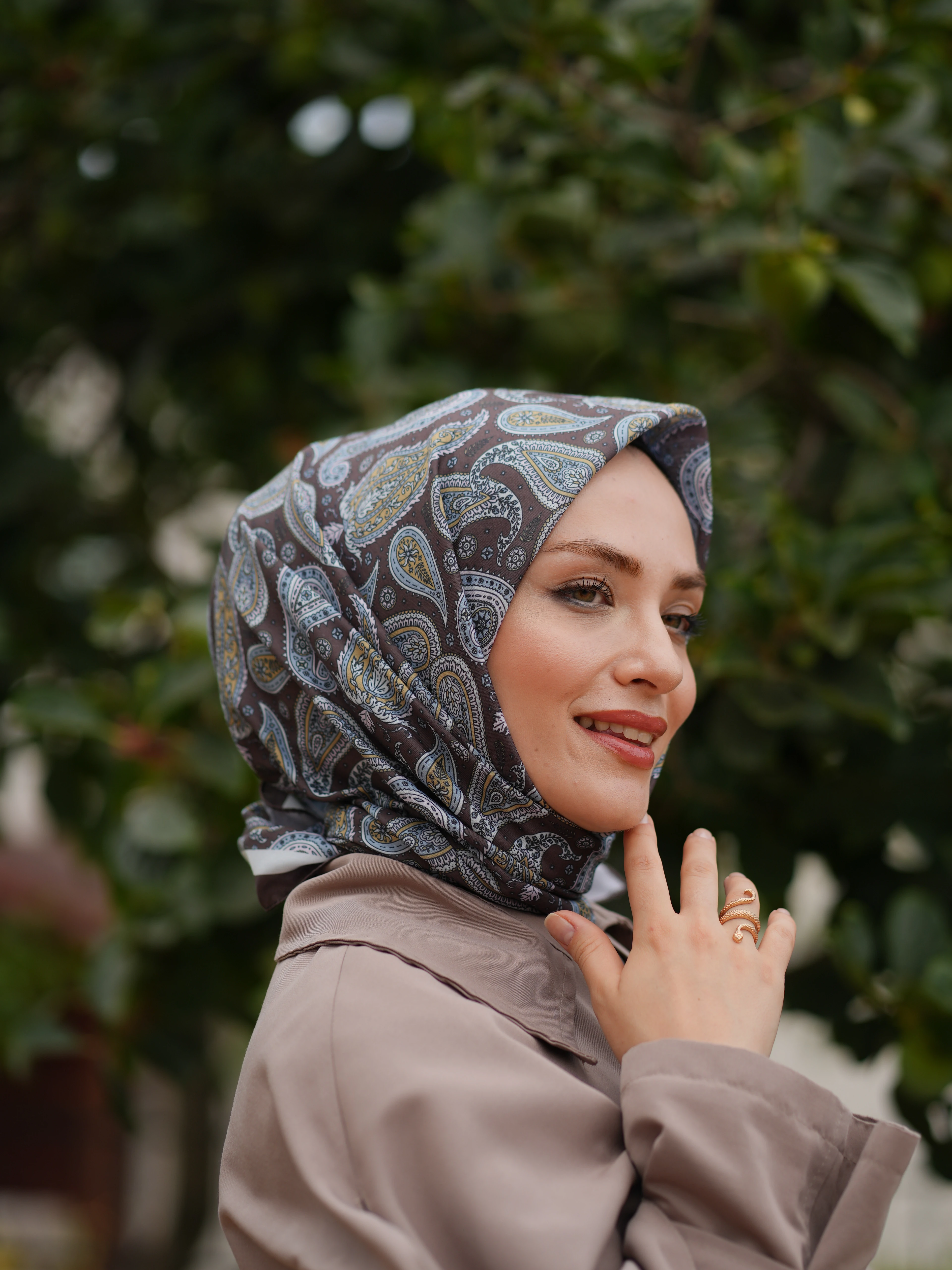 GENİŞ ETNİK DESEN EŞARP