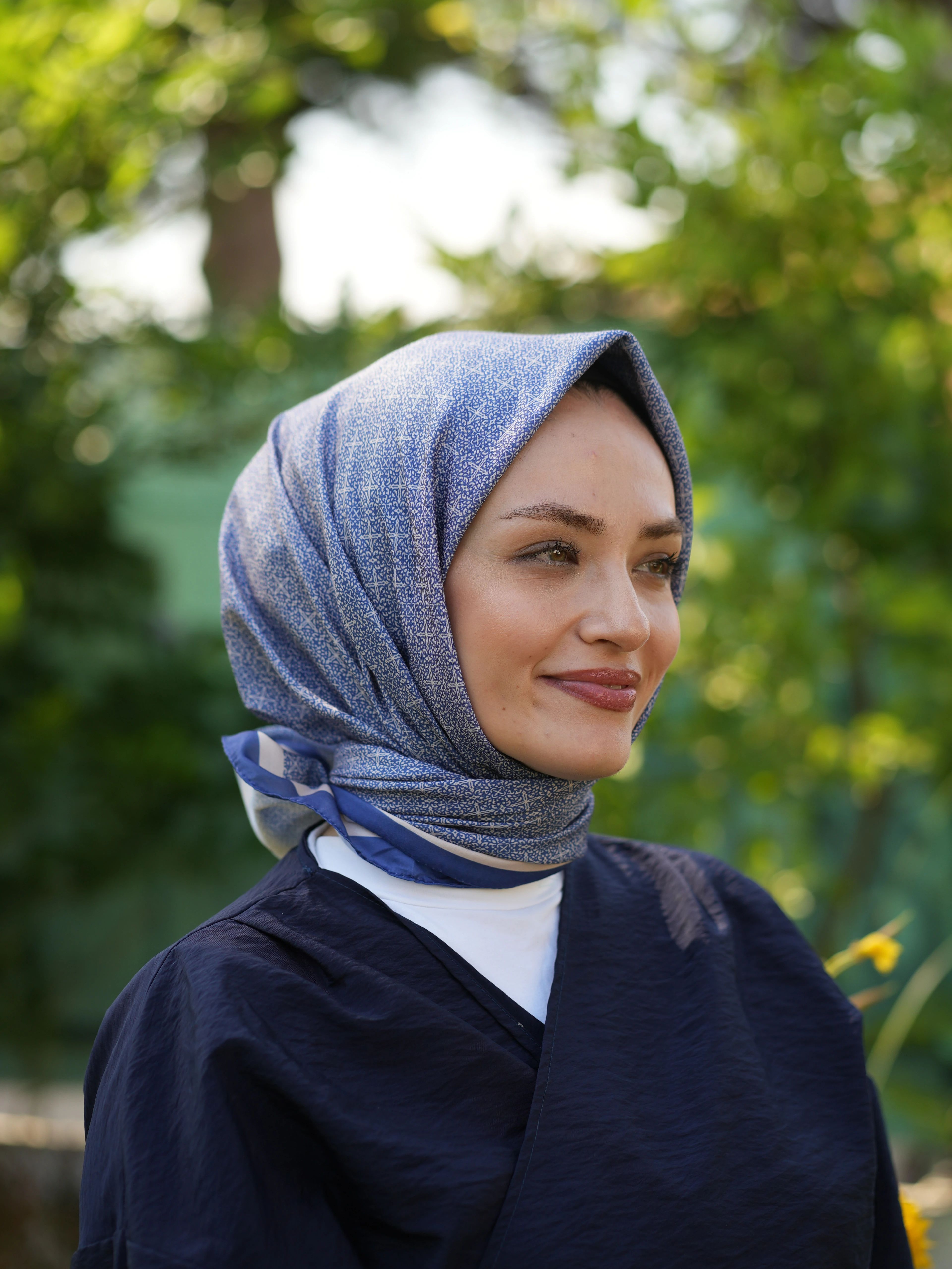 GECE YILDIZI SOFT EŞARP - KOYU MAVİ main variant image