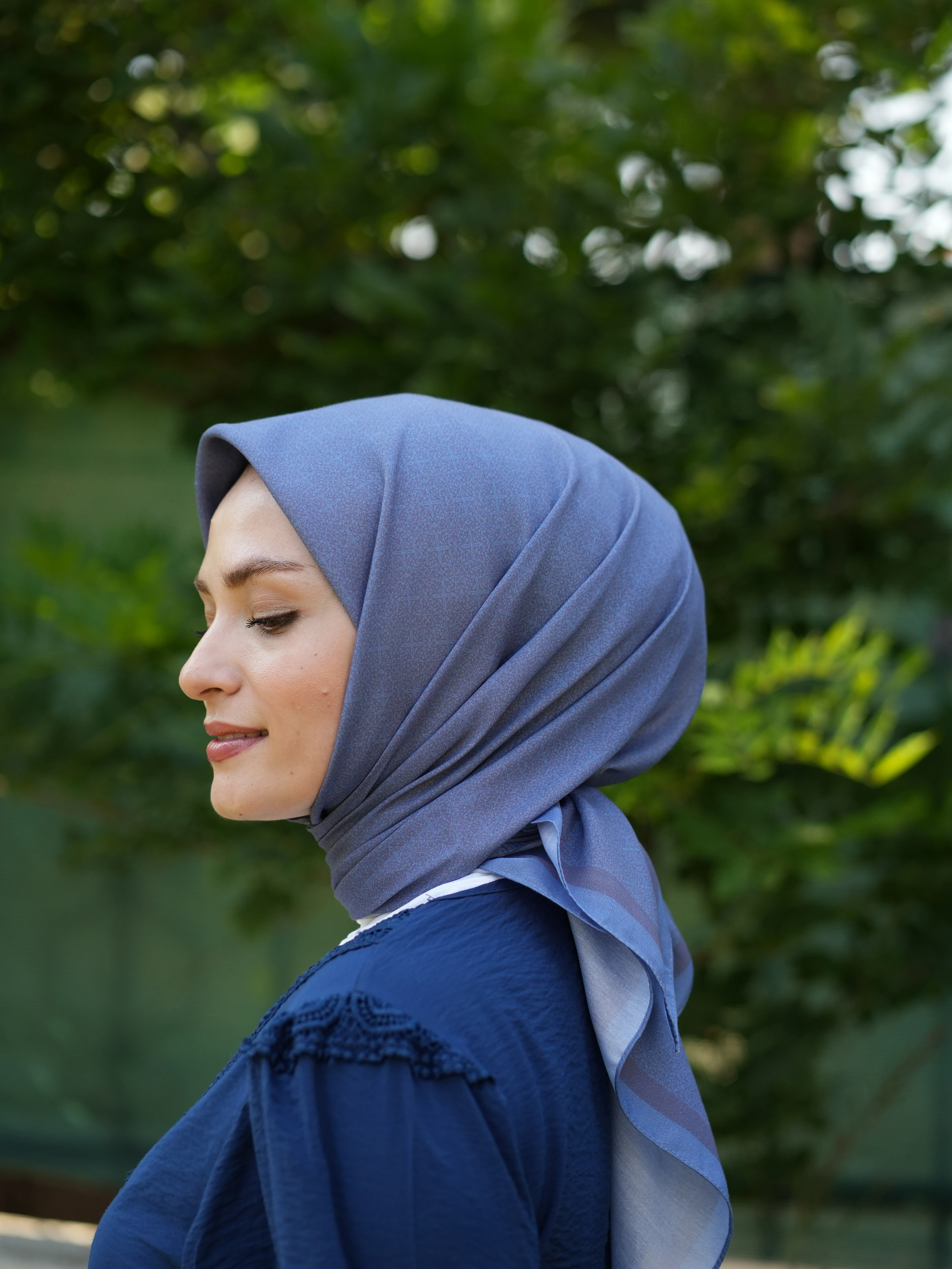 GECE YILDIZI SOFT EŞARP - KOYU LAVANTA main variant image