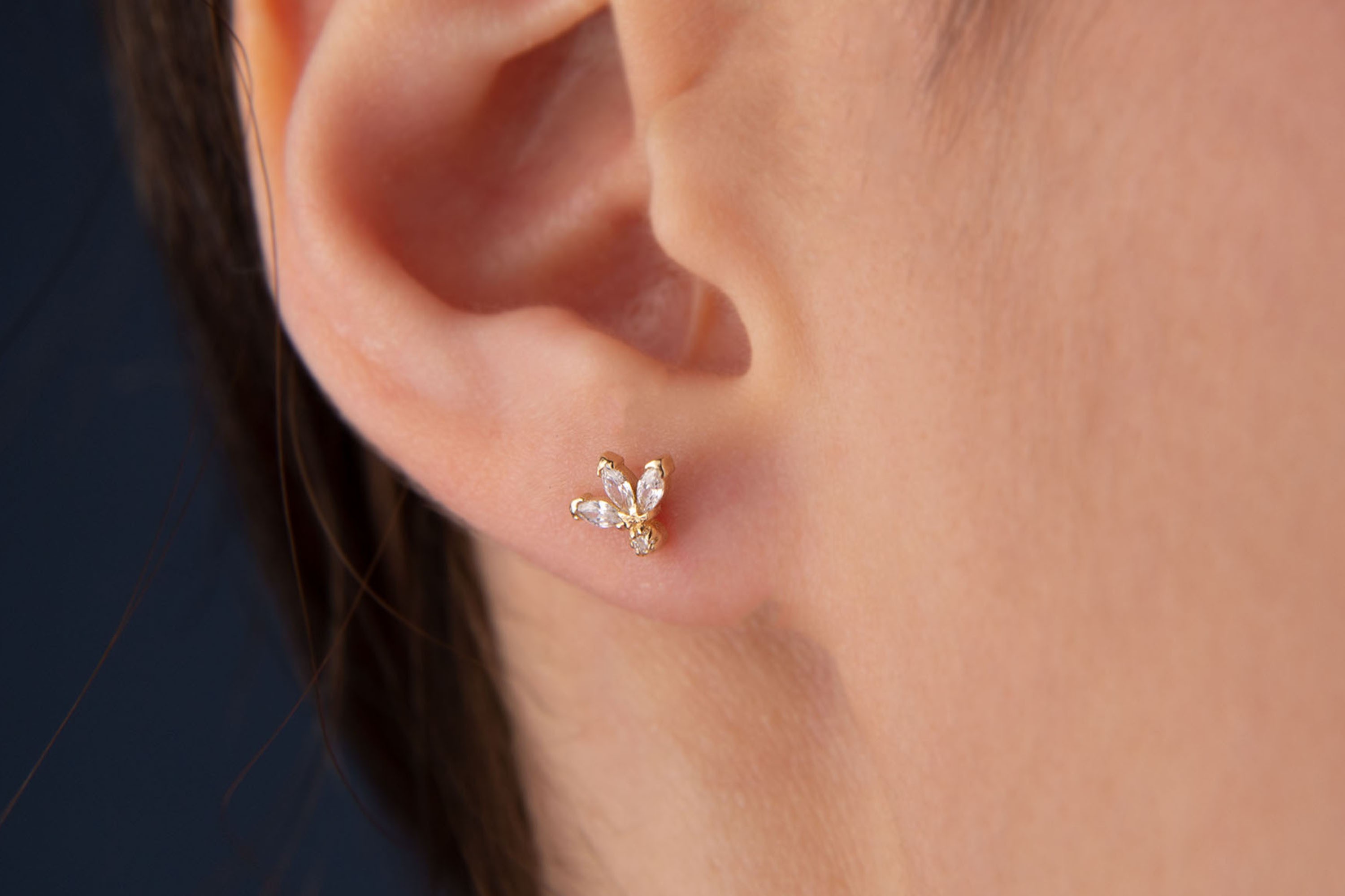 Markiz Başak Tragus Piercing Kıkırdak