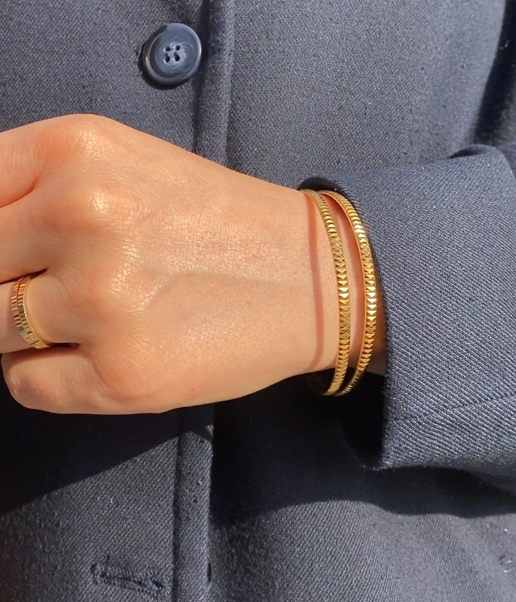 22 Ayar Piramit Ajda Bilezik 15.00 gr