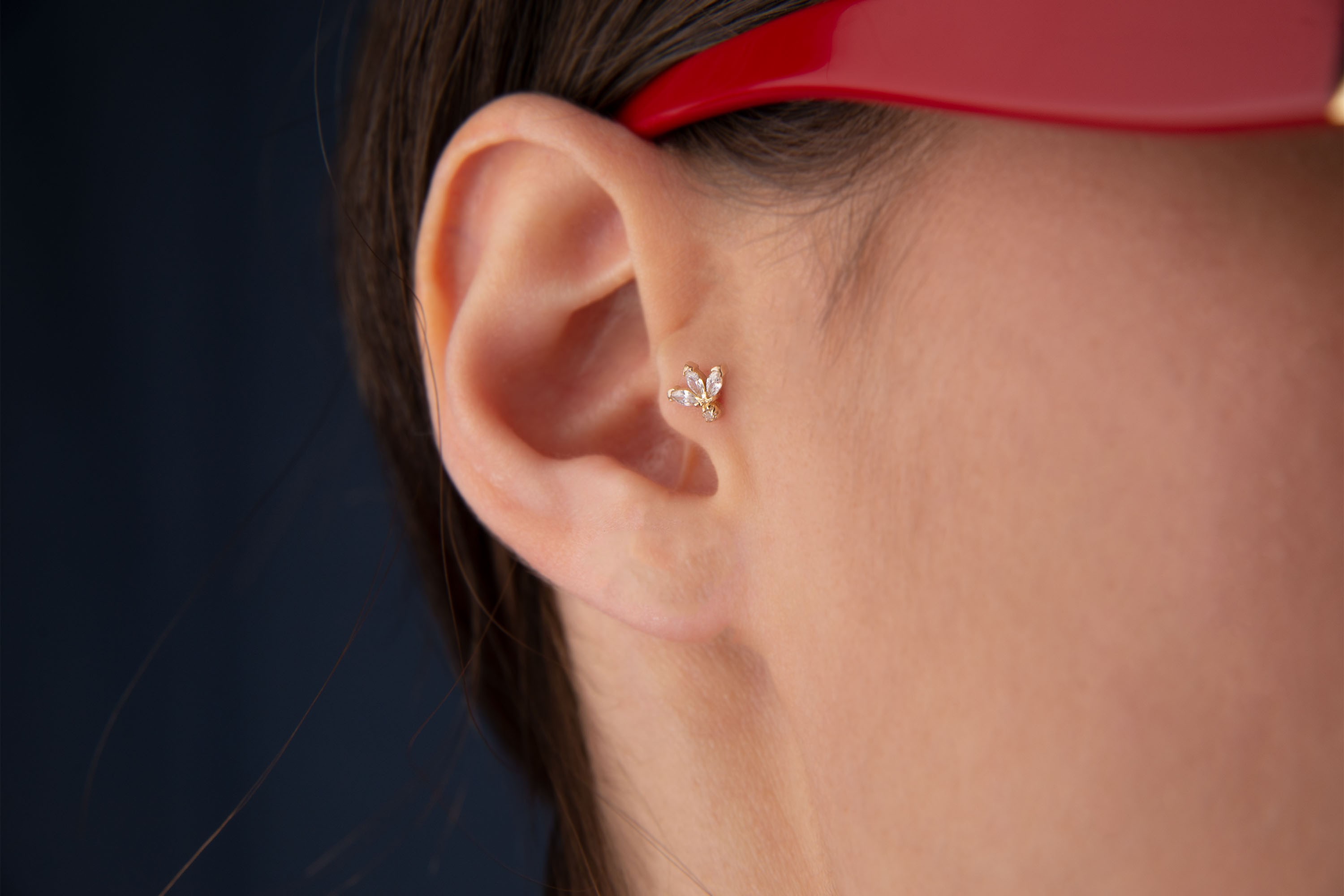 Markiz Başak Tragus Piercing Kıkırdak