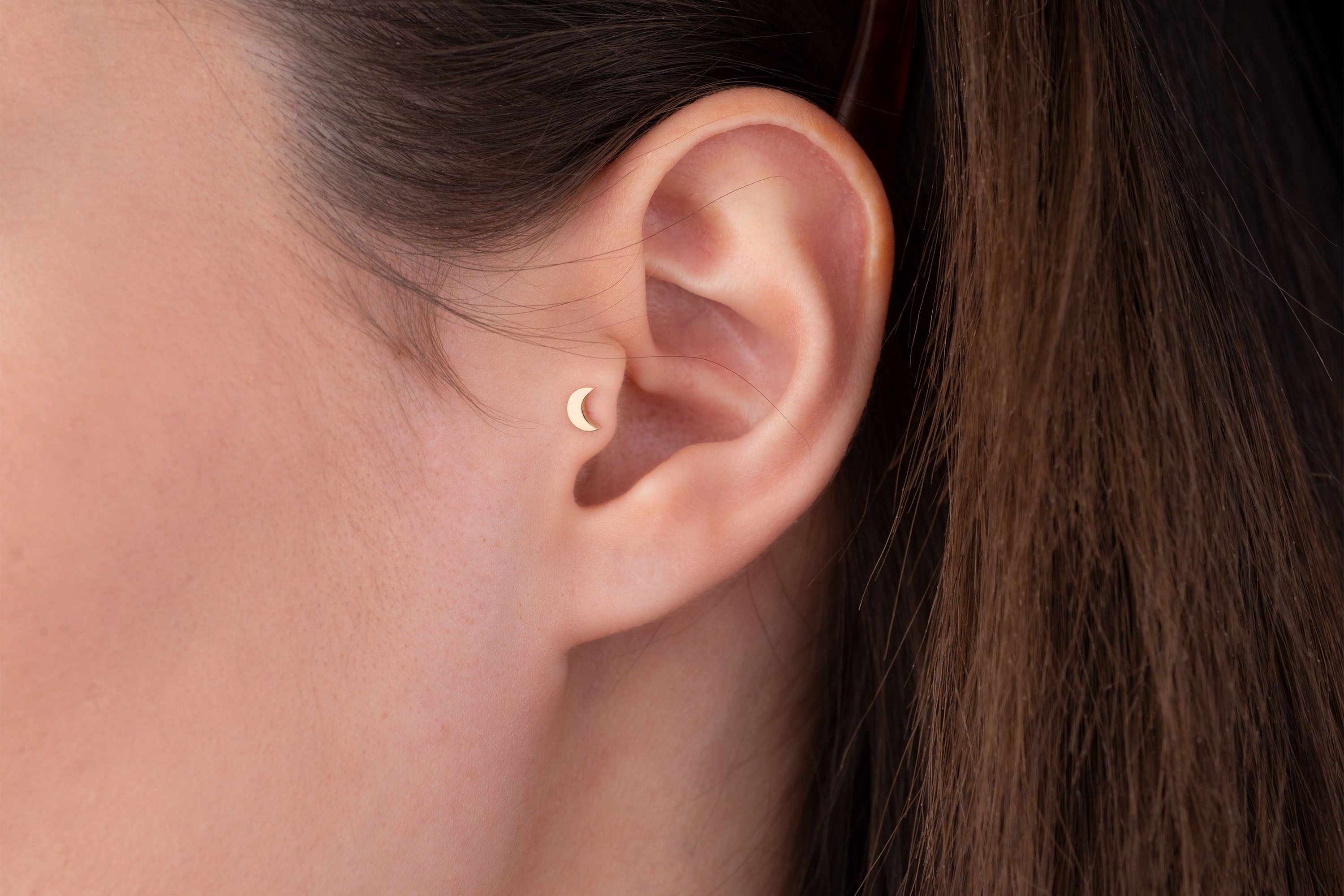 Mini Ay Tragus Piercing